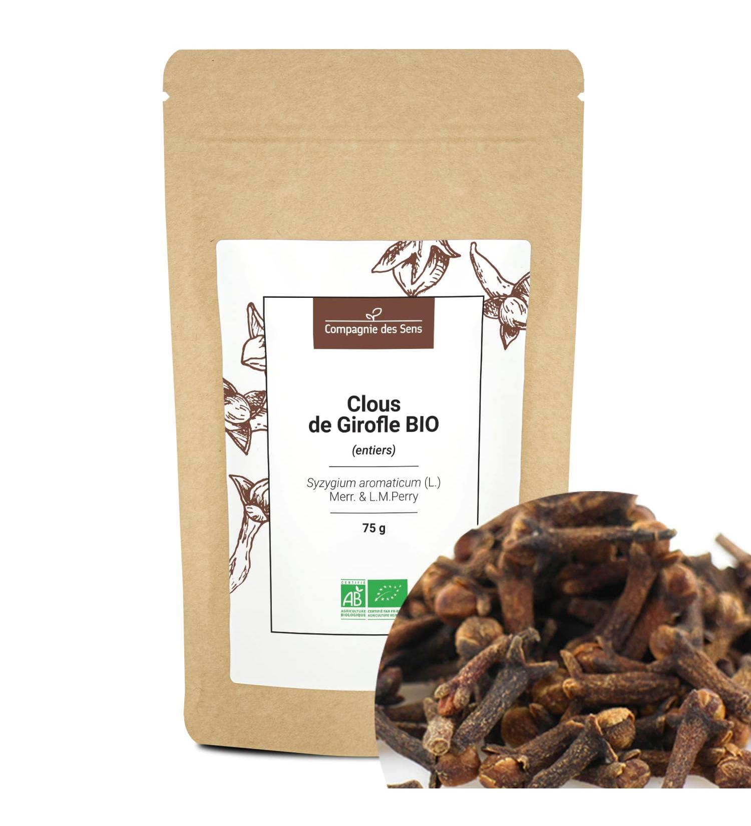 Organic Cloves - Whole Nails - La Compagnie des Sens - 75g - Certified Organic Spice