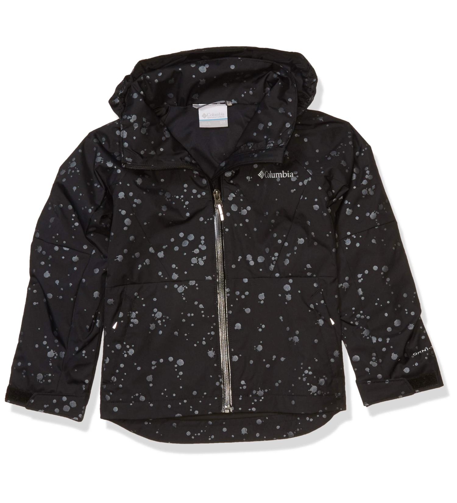 Columbia Kids Youth Girl's Rain Scape Jacket - Black Foil XL - Waterproof & Breathable - Buy Online on GoSupps.com
