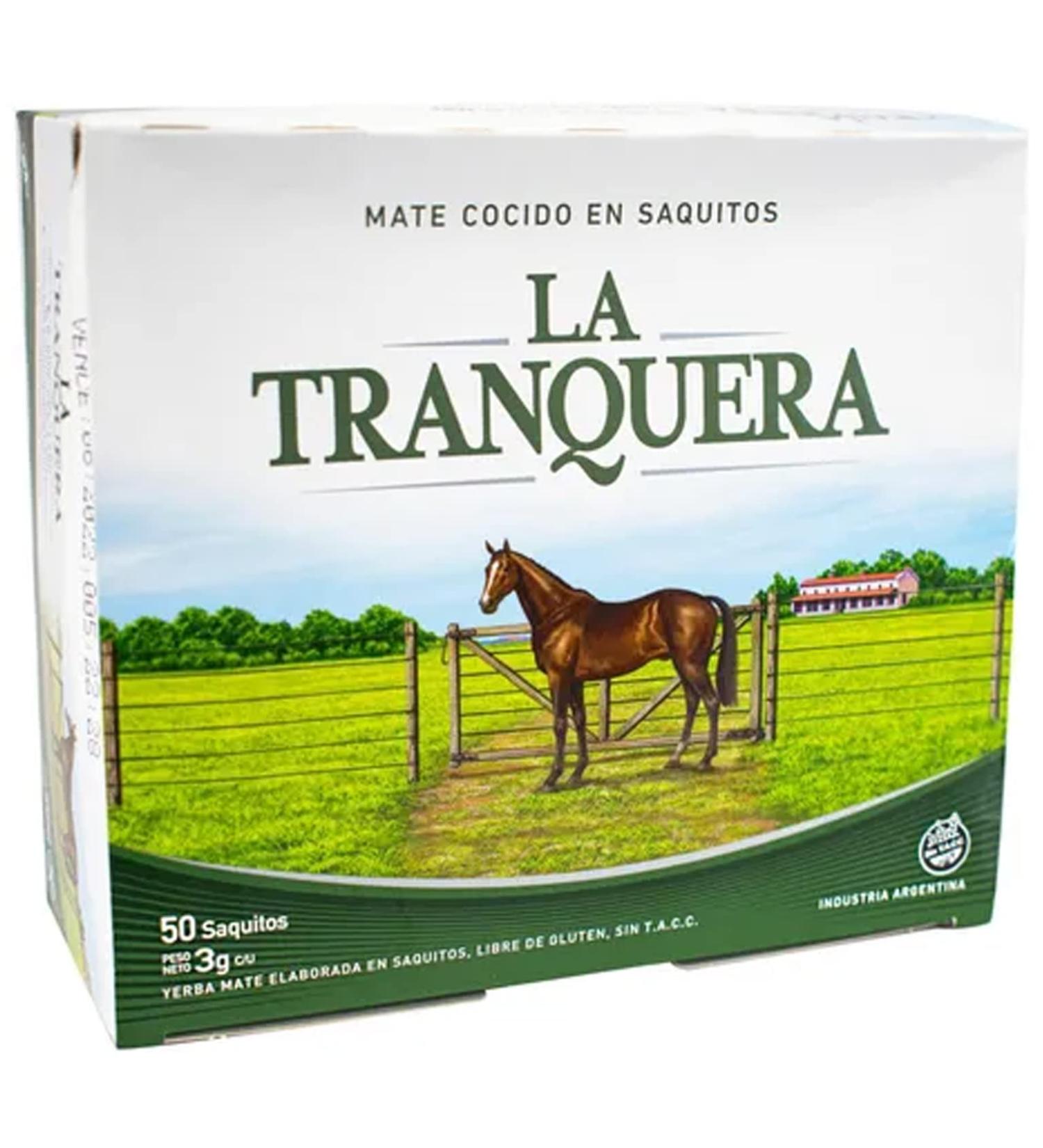 La Tranquera Yerba Mate Cocido 50 Teebonds (150g) |Rich in vitamins and antioxidants |Invigorating and refreshing mate tea traditional 0.15 kg