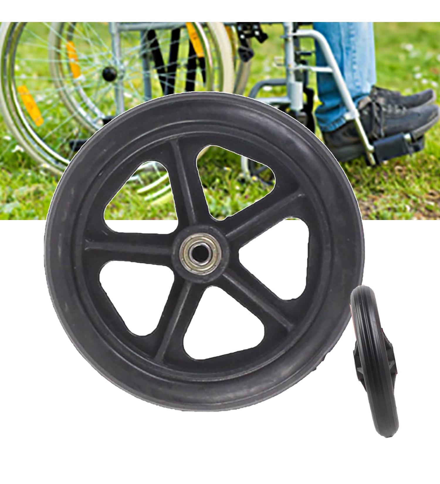 Wheelchair Accessories Front Wheel 6/7/ 8 Inches Optional with Bearing Effortless/Practical+ Easy to Use/Operations Thickened Wheel Hub for Wheelchair Assistive Devices 8 inches - Buy Online on GoSupps.com