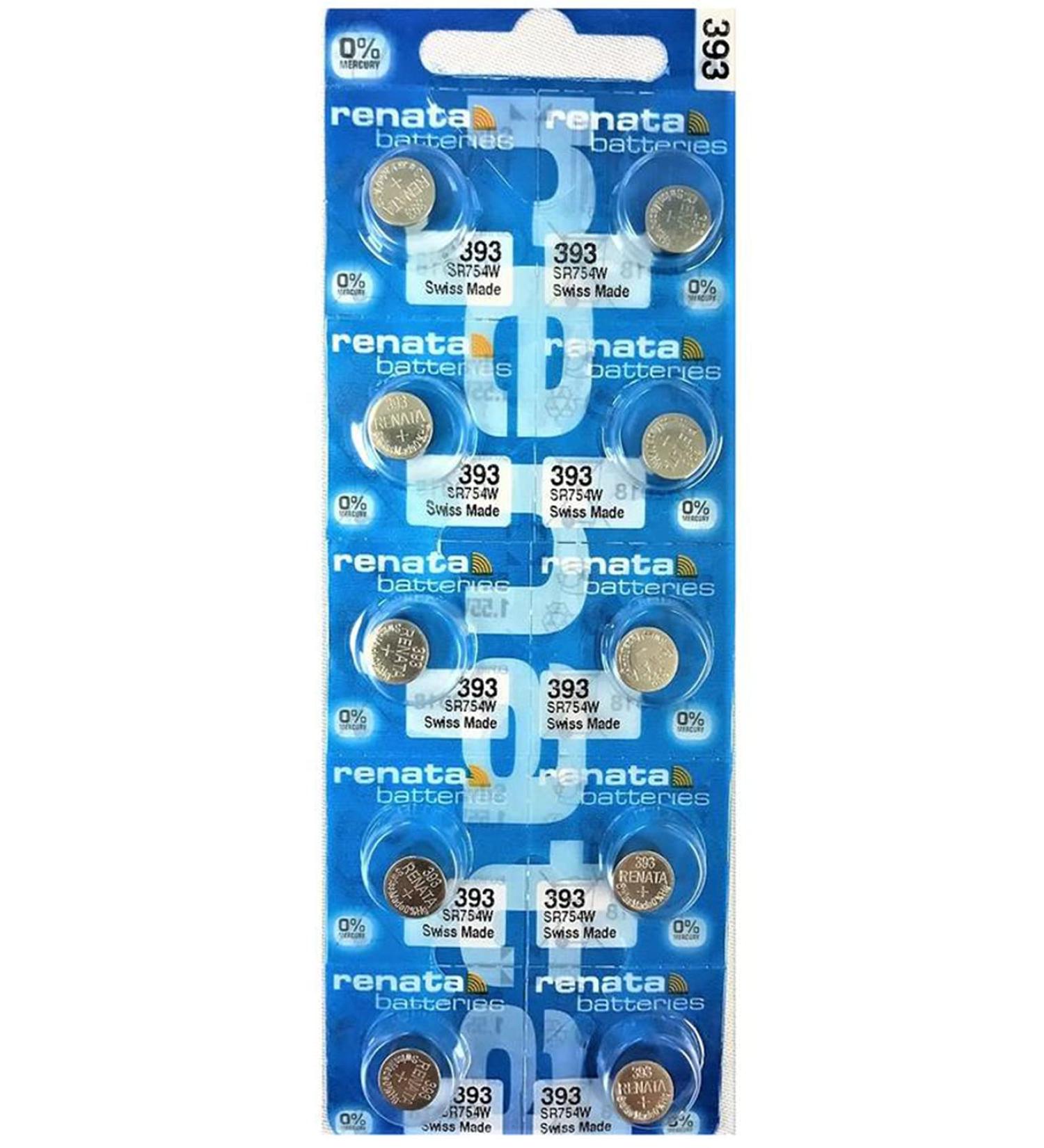 Buy Renata Non-Rechargeable Silver Oxide Watch Battery SR48 - 1.55V 80mAh Flat Top Rohs Compliant - International Shipping Available - Buy Online on GoSupps.com