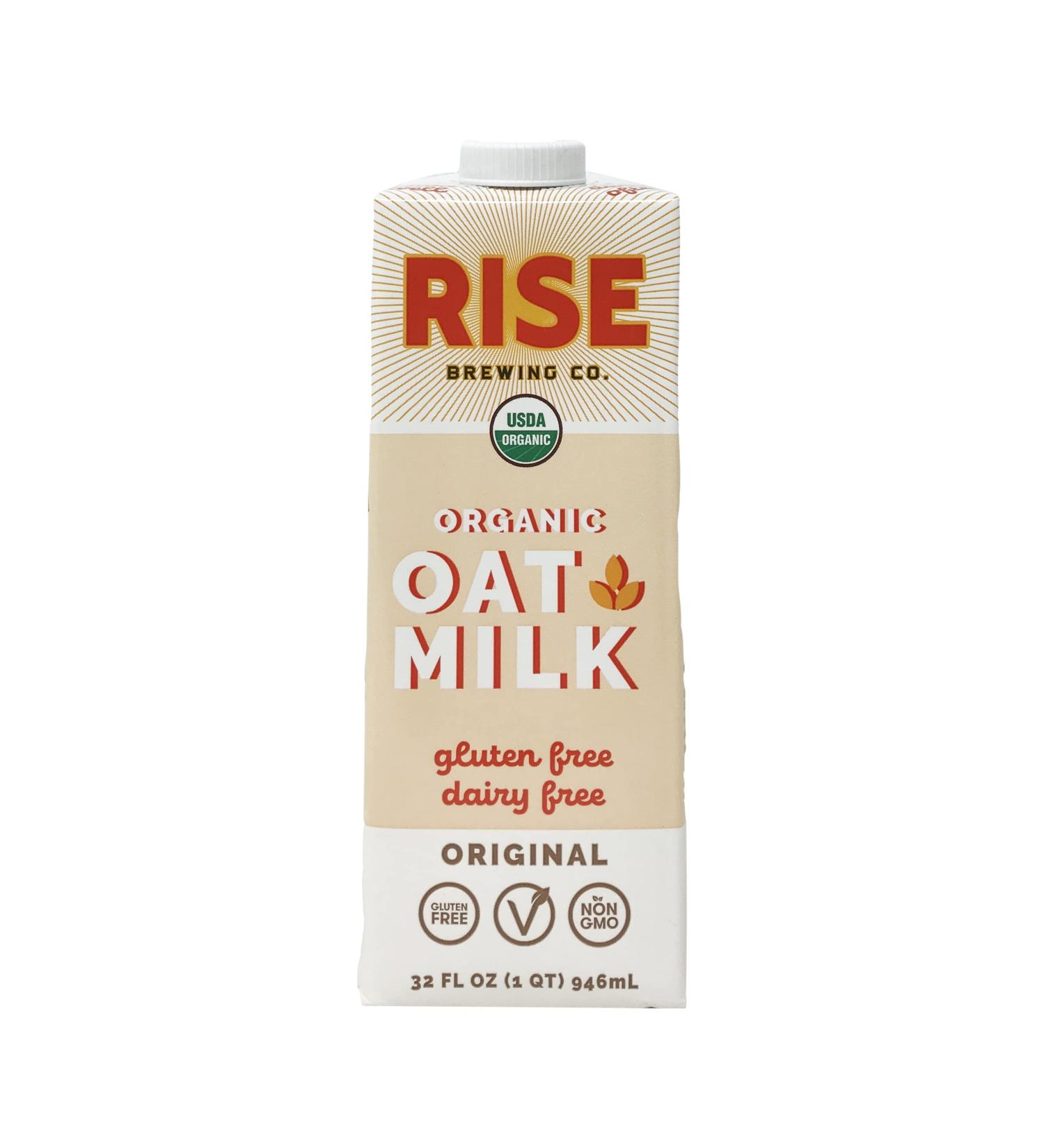 RISE Brewing Co Organic Original Oat Milk - 32 oz | Dairy-Free, Non-GMO - Buy Online on GoSupps.com