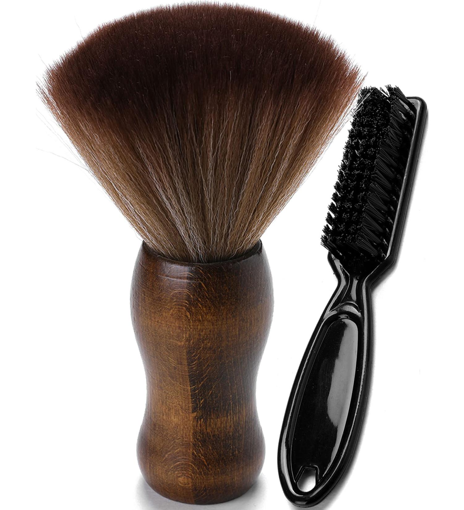 Professional Barber Neck Duster Brush Set - Borogo Hair Cutting and Styling Tool - Buy Online on GoSupps.com