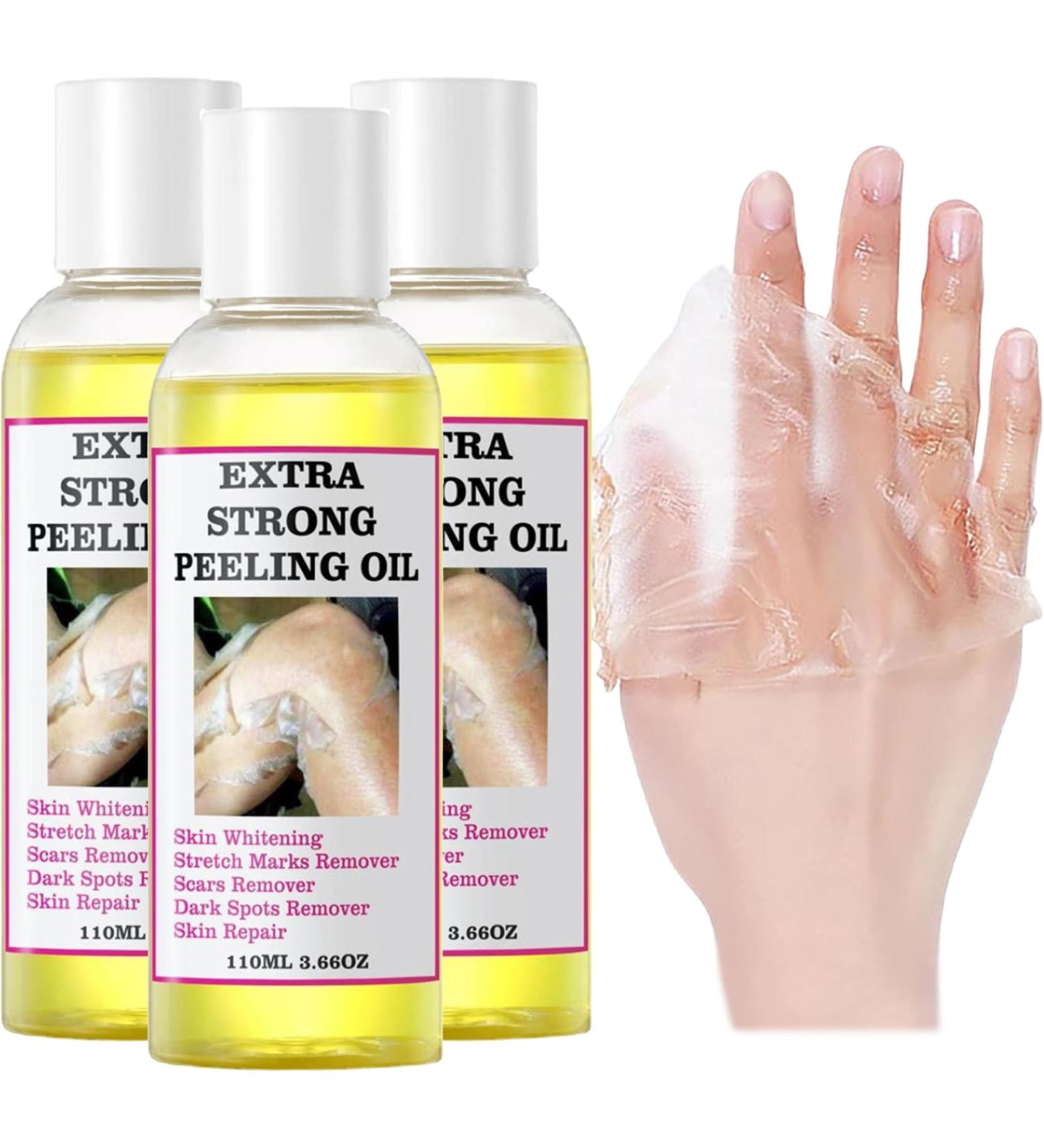 Extra Strong Yellow Peeling Oil Yellow Peeling Oil Extra Strong Peeling Oil for Dark Skin Extra Strong Peeling Oil Extra Strength Exfoliating Peeling Solution for Body Dead Skin Remover (3PC) - Buy Online on GoSupps.com