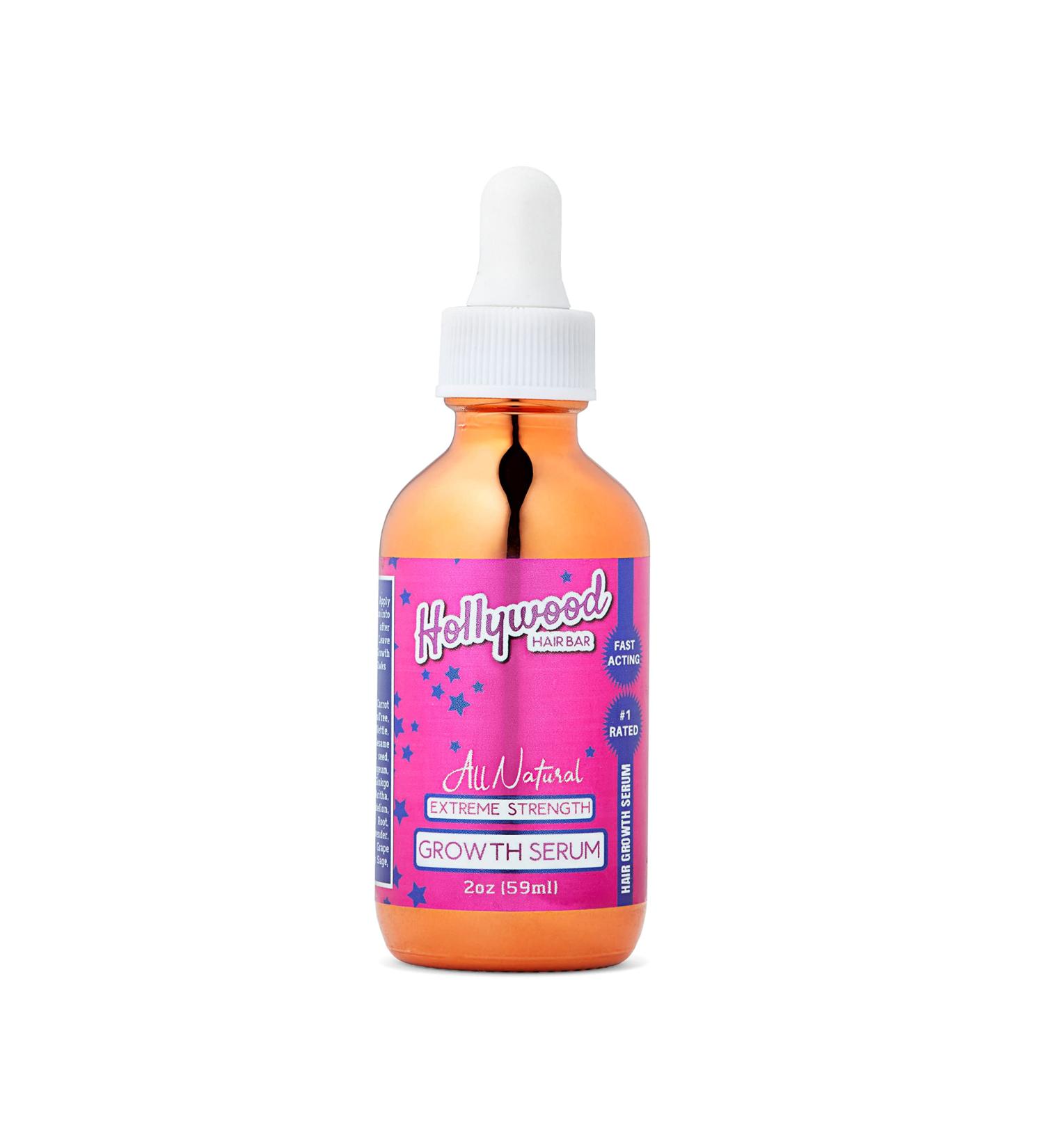Hollywood Hair Bar Extreme Strength Growth Serum 2oz - Fast Hair Growth Solution - Buy Online on GoSupps.com