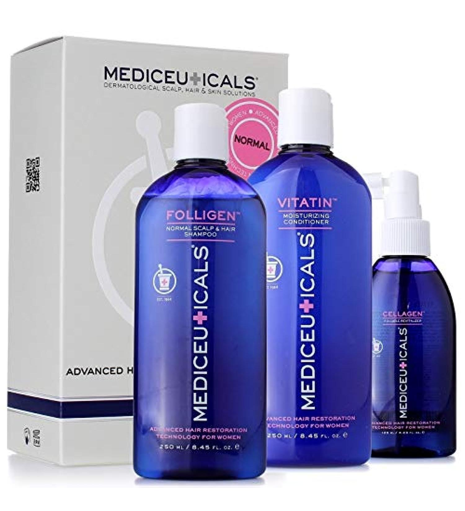 Mediceuticals Advanced Hair Restoration Kit Women for Fine Thinning Hair (3 Piece Box Set) - Buy Online on GoSupps.com