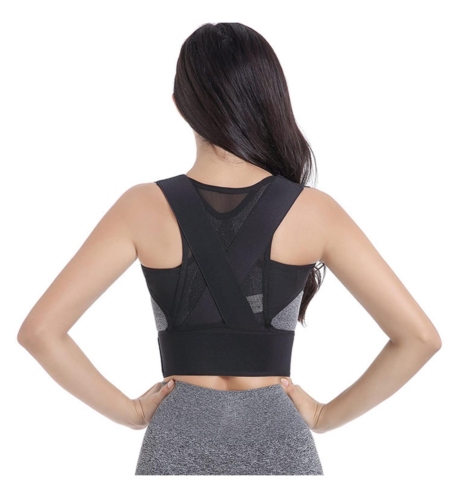 Posture Corrector For Men And Women Breathable Back Brace Anti-Hunchback Spine And Back Support Belt For Neck Back Shoulders Corrector (Size : M) - Buy Online on GoSupps.com