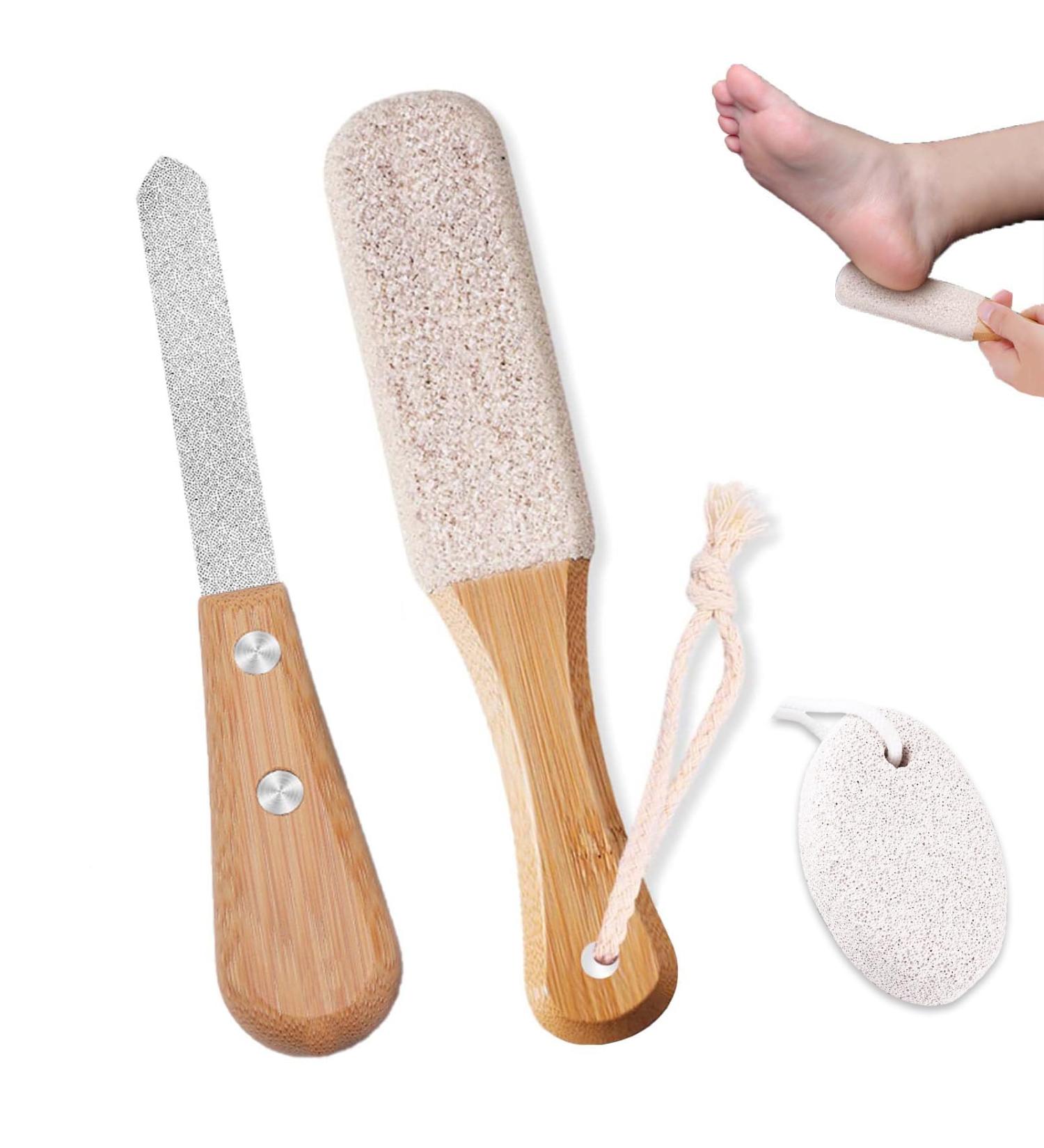 3Pcs Pumice Stone Pumice Stone for Feet Foot Files for Hard Skin Applicable to Pedestrians/Runners/Gymnasts/Wearing High Heels Or Boots/Waitresses/Teachers/Long Standing - Buy Online on GoSupps.com