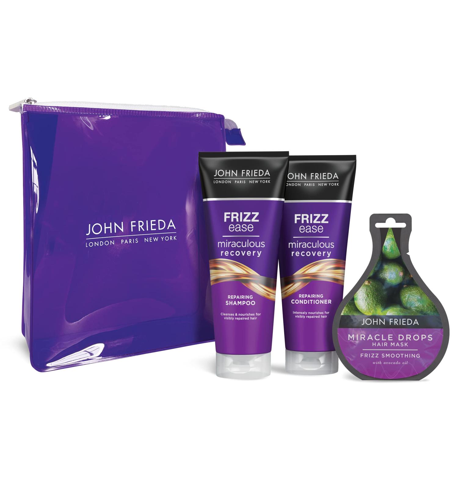 Frizz Ease Miraculous Recovery Gift Set - Anti-Frizz Haircare Bundle - Buy Online on GoSupps.com