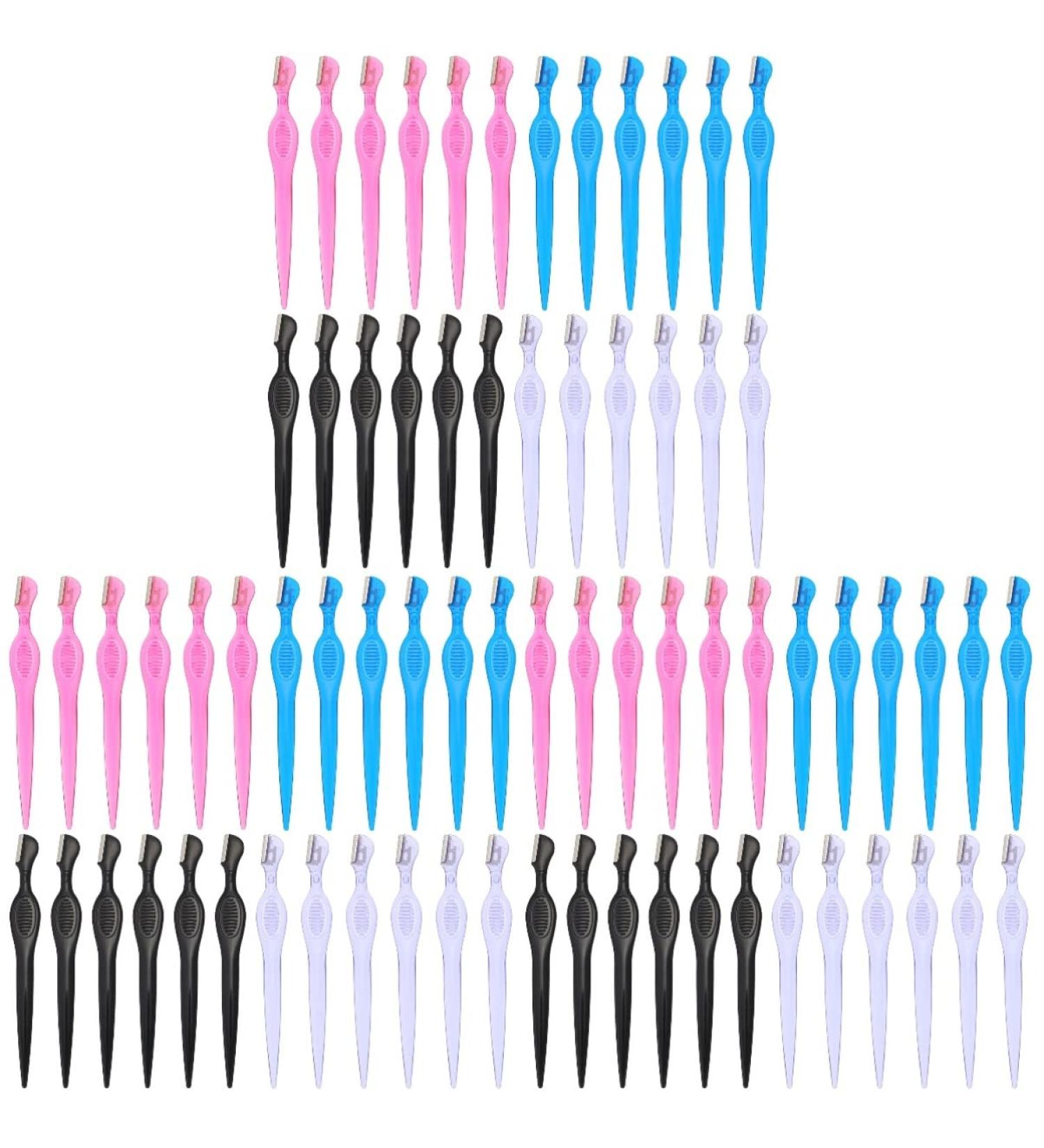Beaupretty 72 STK Eyebrow Trimmer Kit - Mini Stainless Steel Face Razor for Precision Shaping | Travel-Friendly Hair Remover - Perfect Eyebrow Grooming - Buy Online on GoSupps.com
