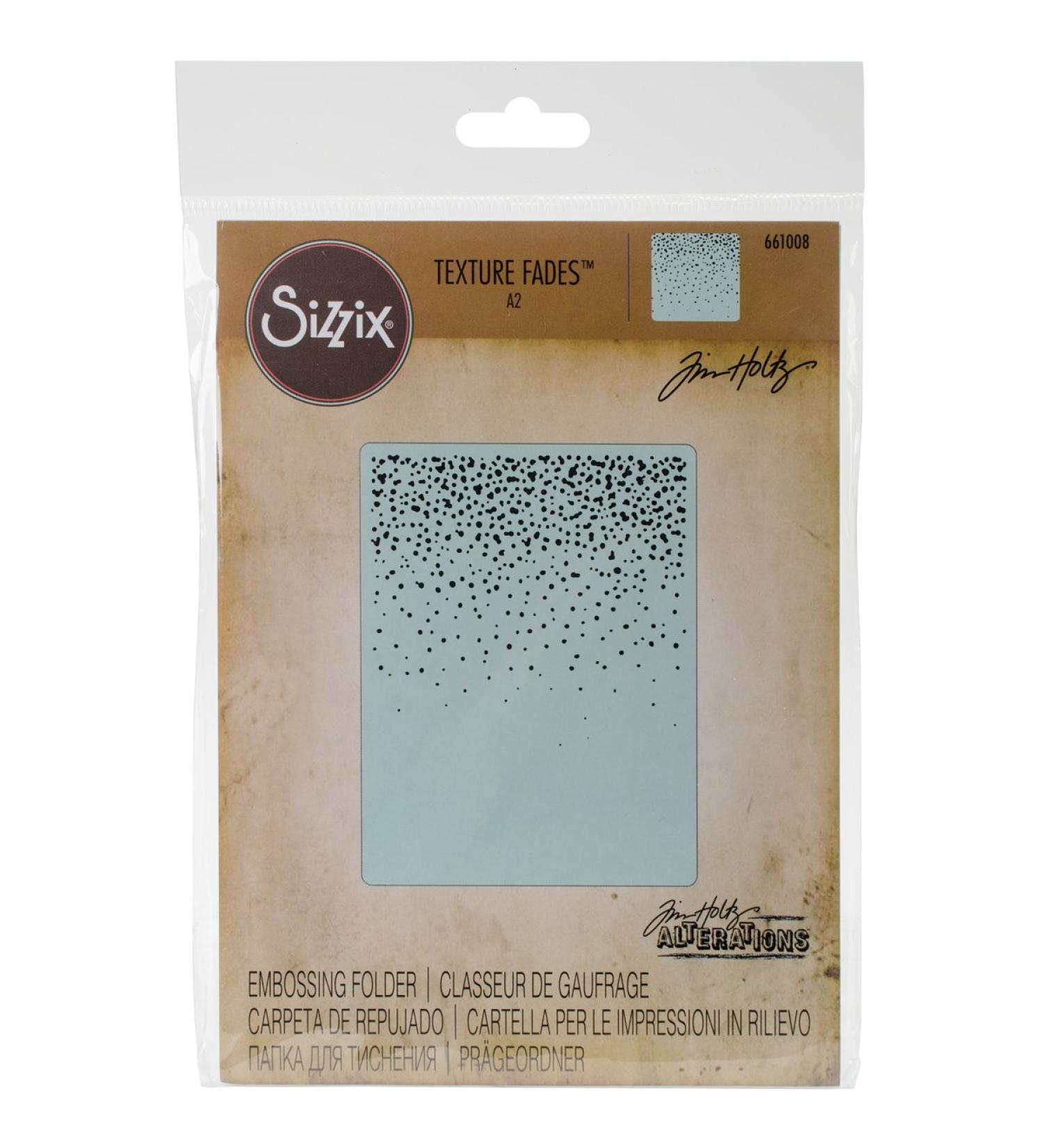 Sizzix Snowfall Speckles Embossing Folder by Tim Holtz - Multi Color | One Size - Buy Online on GoSupps.com