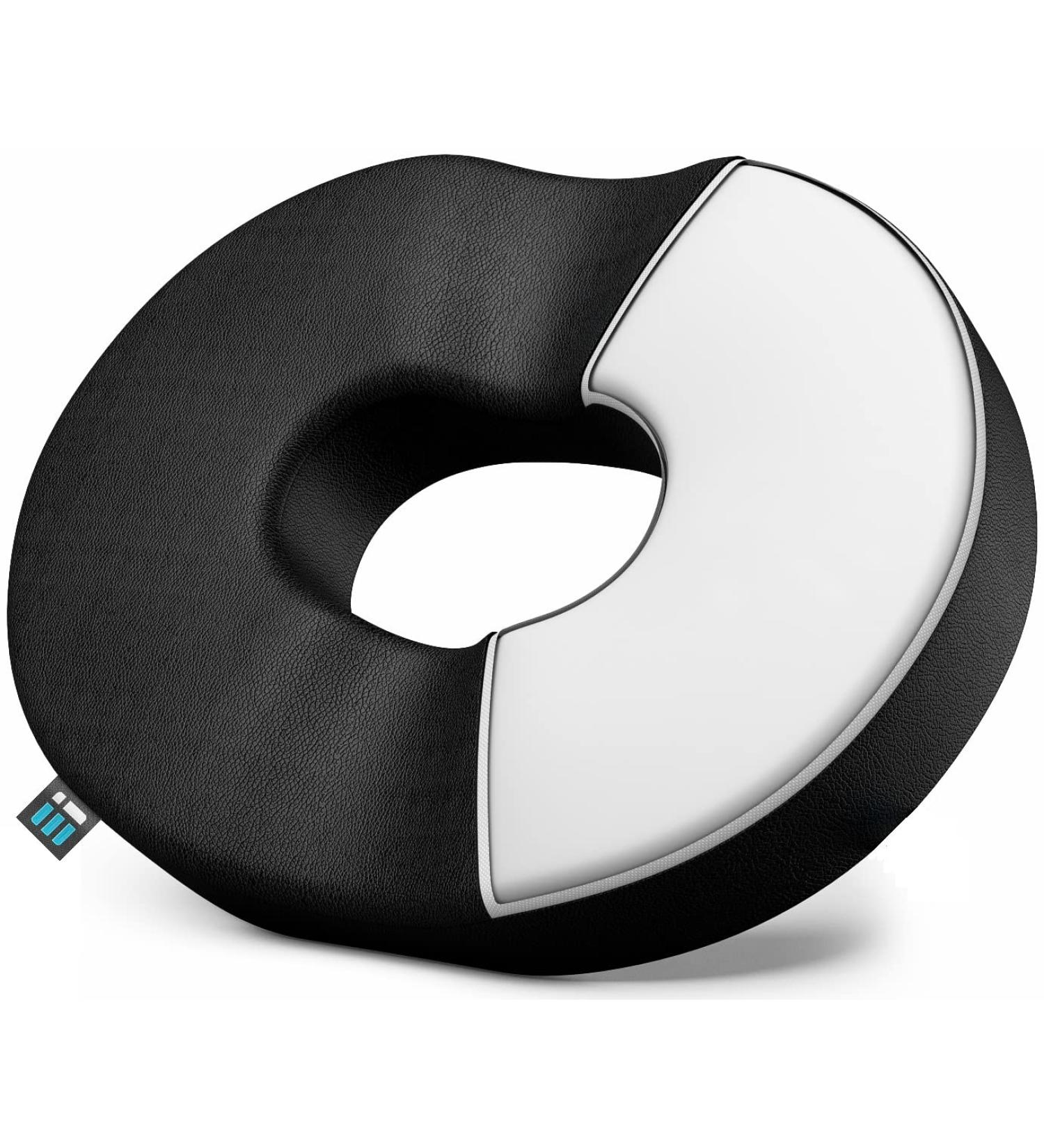 Deluxe Donut Pillow for Hemorrhoids & Tailbone Pain - Machine Washable & Water Resistant Cover - Discreet Carry Bag - Seat Cushion for Men & Women - Buy Online on GoSupps.com