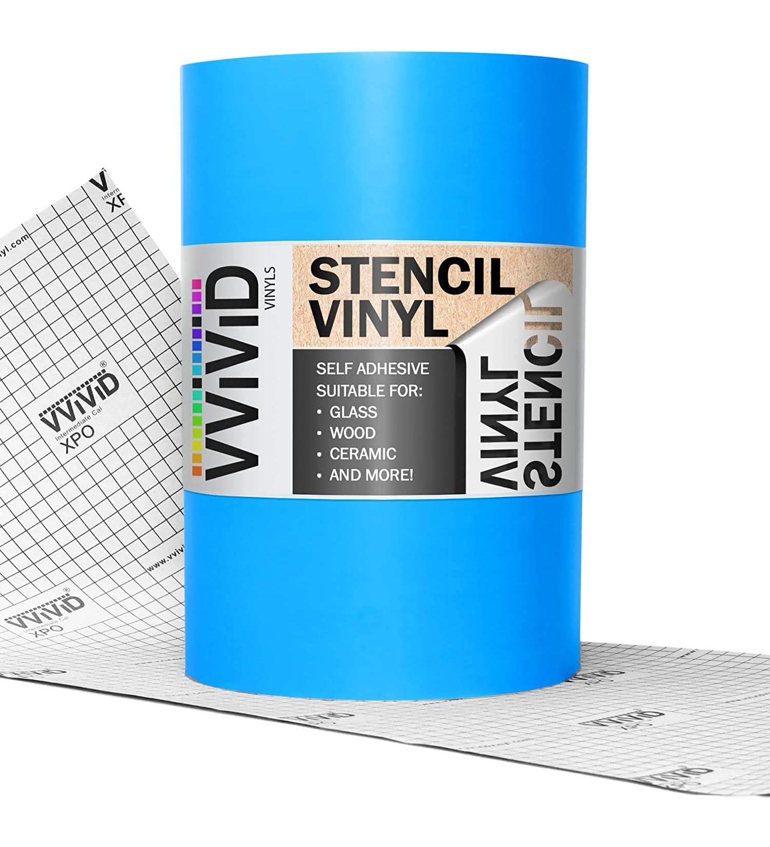 VViViD Blue Stencil Vinyl Masking Film 12x6ft with Anti-Bleed Technology - Buy Online on GoSupps.com