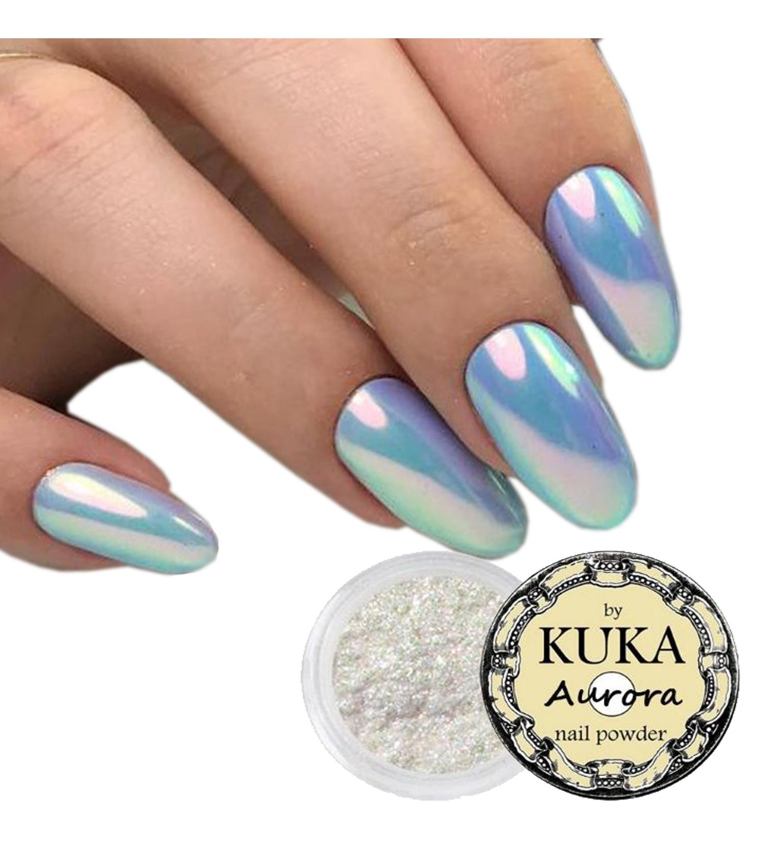 Aurora Chrome Nail Polish Powder - Mirror-Like Shine for Stunning Nails - Buy Online on GoSupps.com