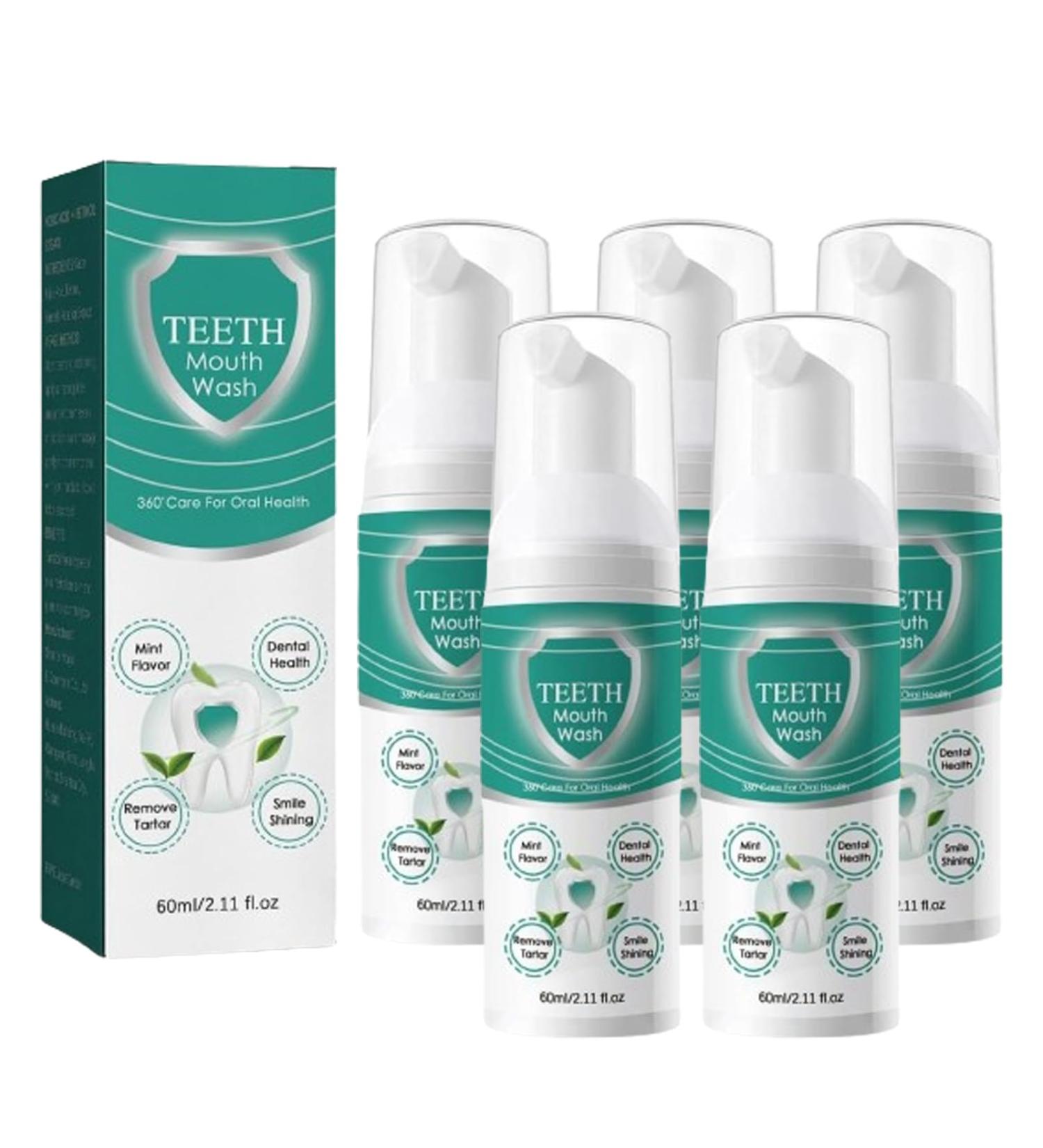 Awzlove Teeth Total Care Mouthwash Set - Whitening Gum Health & Refreshing Breath (5 Pcs) | International Shipping - Buy Online on GoSupps.com