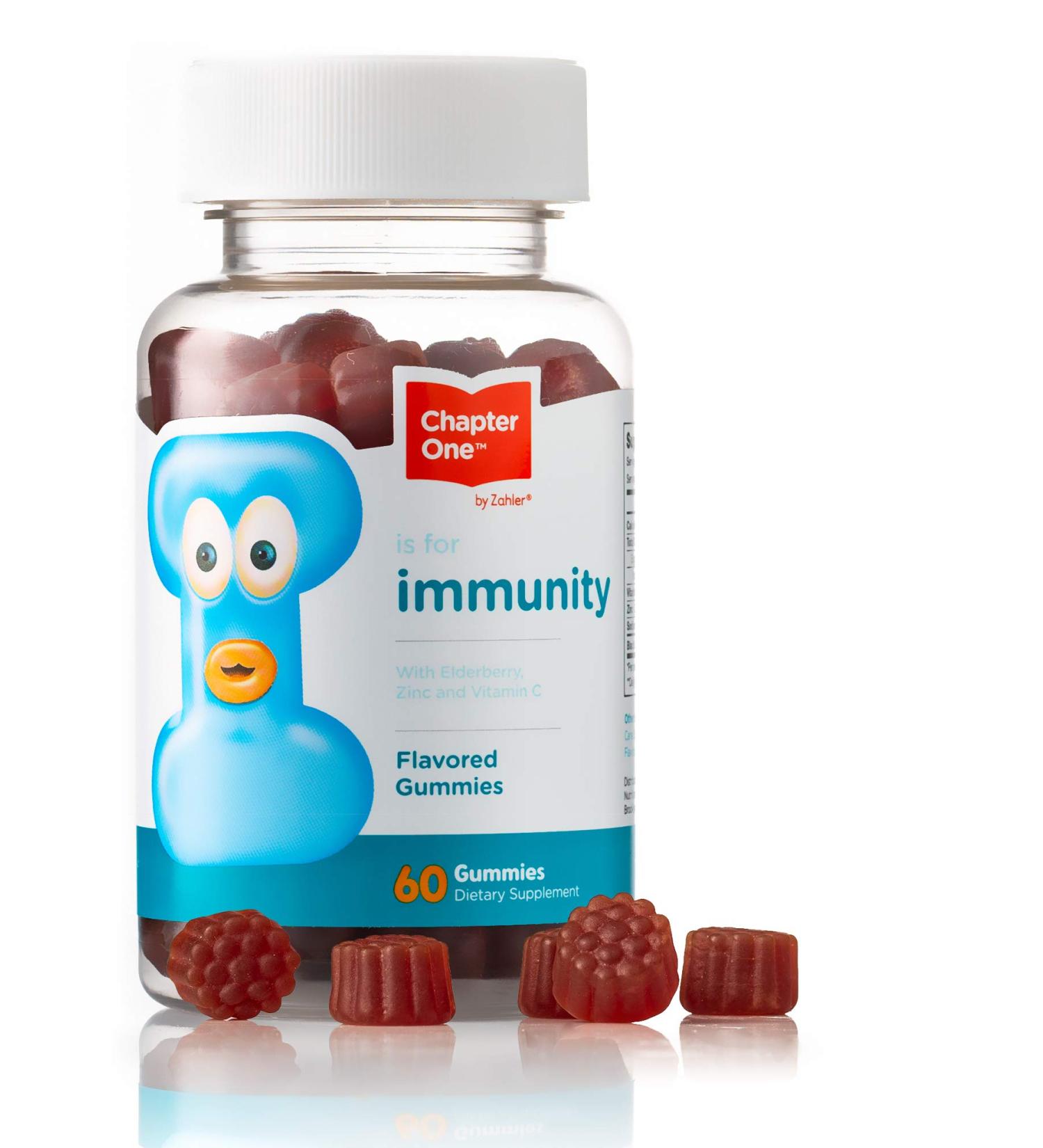 Chapter One I Is For Immunity Flavored Gummies - 60 Count - Boost Your Immune System - Buy Online on GoSupps.com