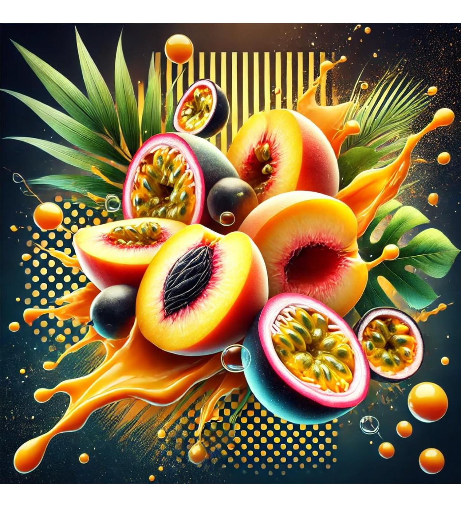 Peach Passionfruit aroma concentrate Vegan Sasami 100ml - Buy Online on GoSupps.com