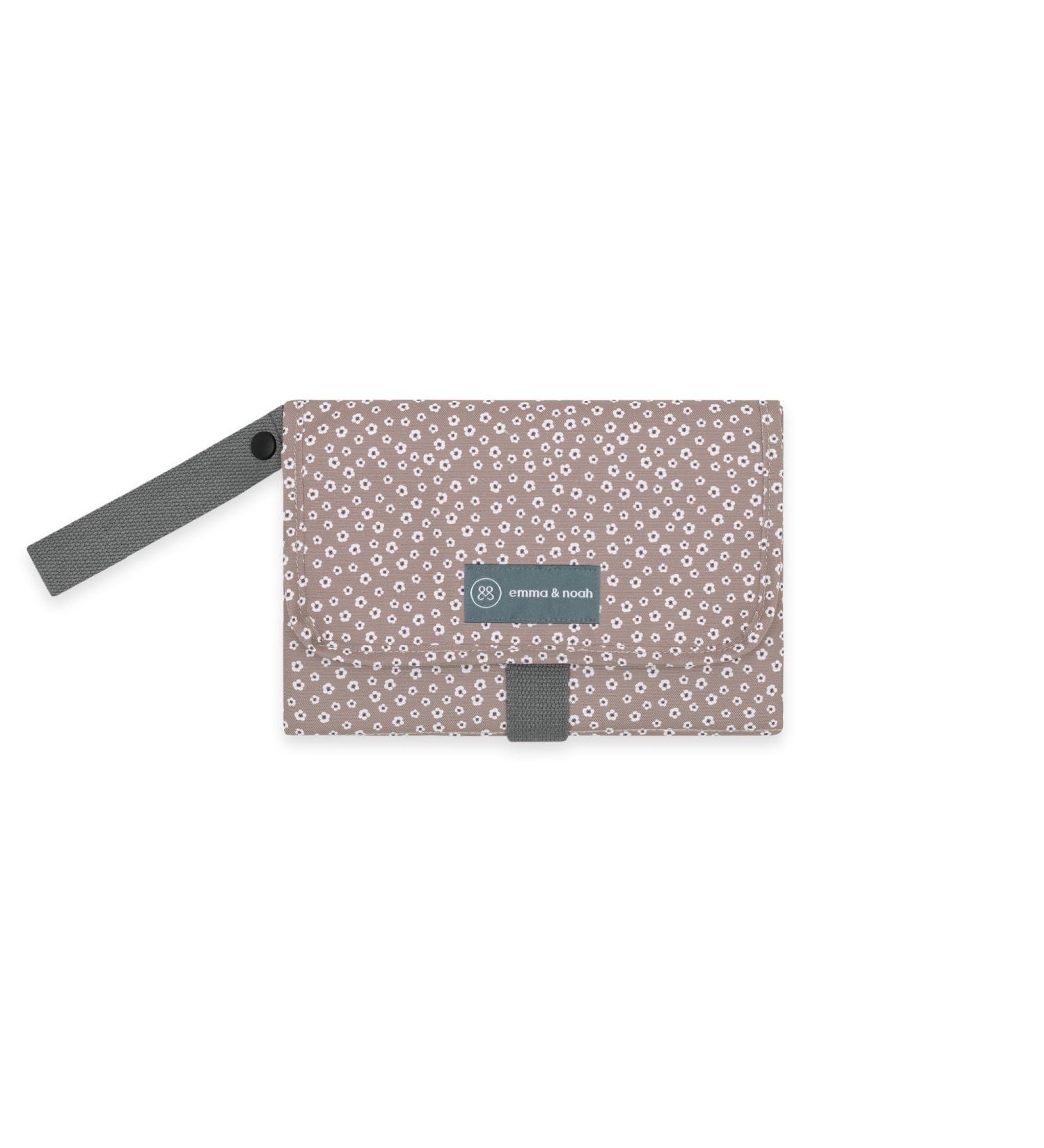 Emma & Noah Wrap Pad - Portable 82x52 cm Diaper Bag Organizer with Washable Flower Berry Design - Ideal for Stroller & On-the-Go Diapering - Buy Online on GoSupps.com