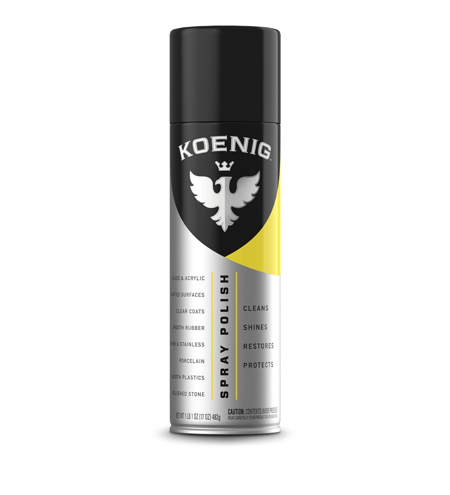 Koenig Spray Polish | Eco-Friendly Multipurpose Cleaner & Polish for Home & Auto | Green-Based Household Spray - Buy Online on GoSupps.com