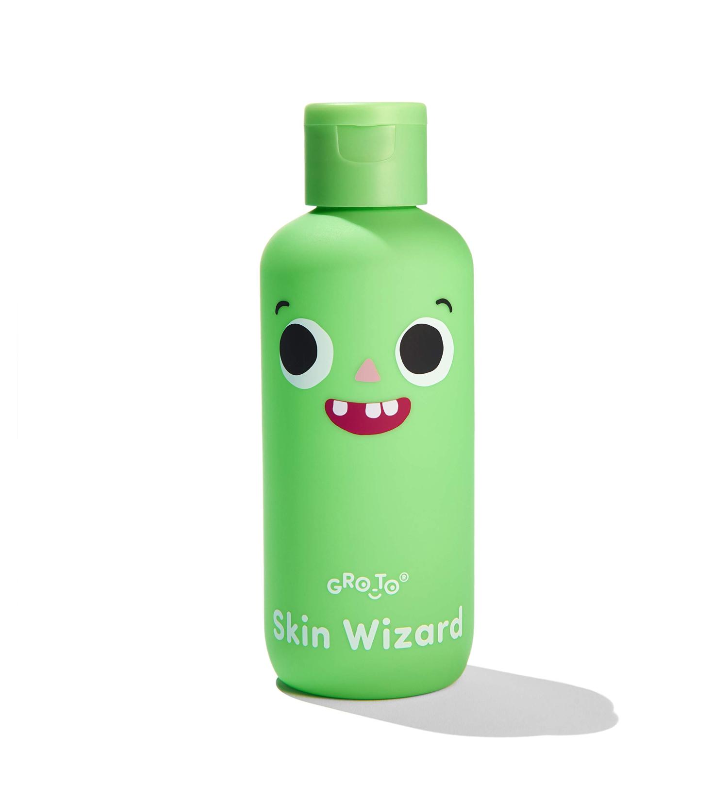 Gro-To Skin Wizard Natural Nourishing Baby Oil - Plant-Based, Dermatologically-Tested, Hypoallergenic (3.4 fl oz | 100 ml) - Buy Online on GoSupps.com