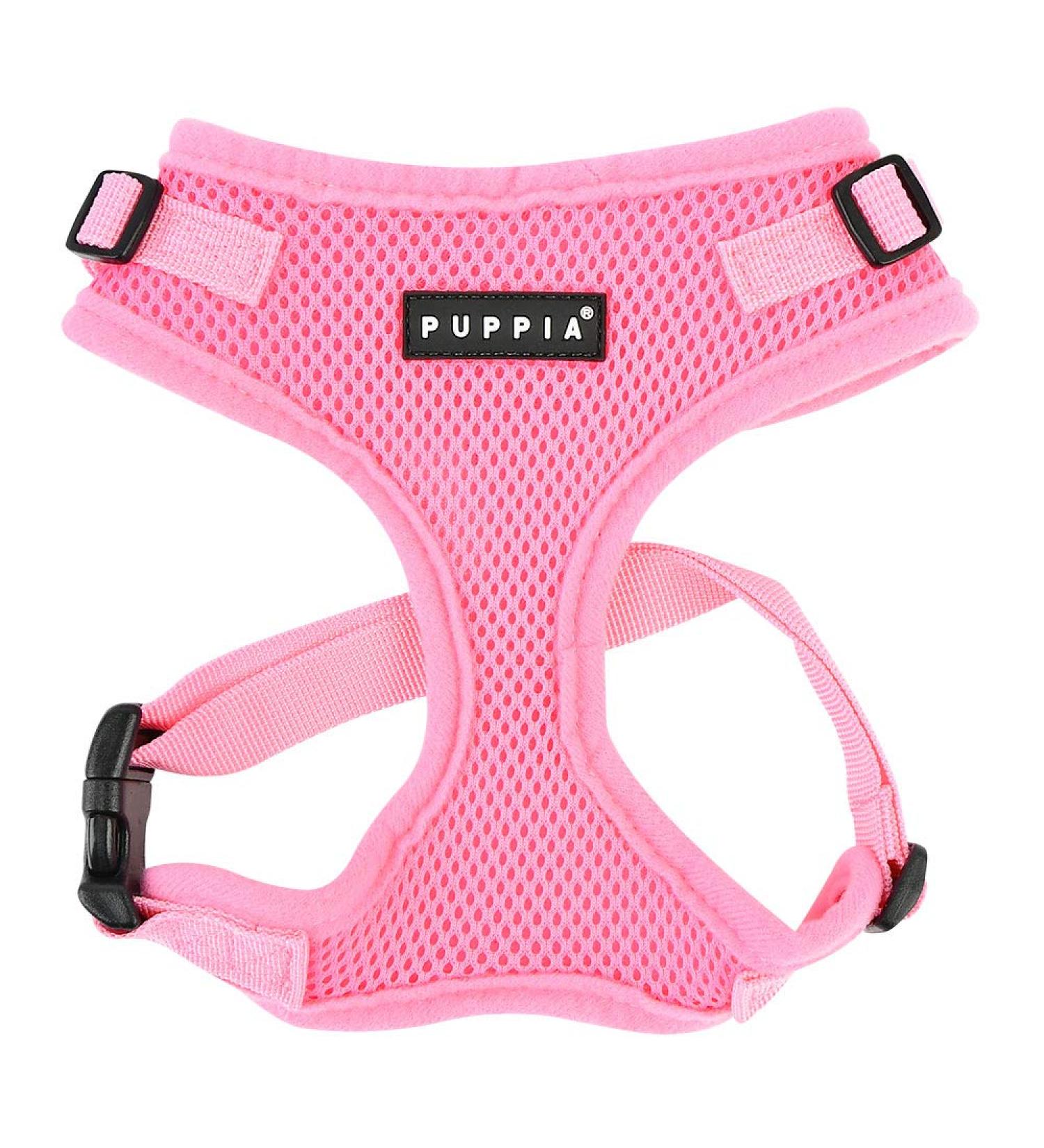 Puppia Ritefit Dog Harness for Small to Medium Dogs - Adjustable Soft & Puppy Dish - Atani Train Crockery Pink XL - Buy Online on GoSupps.com