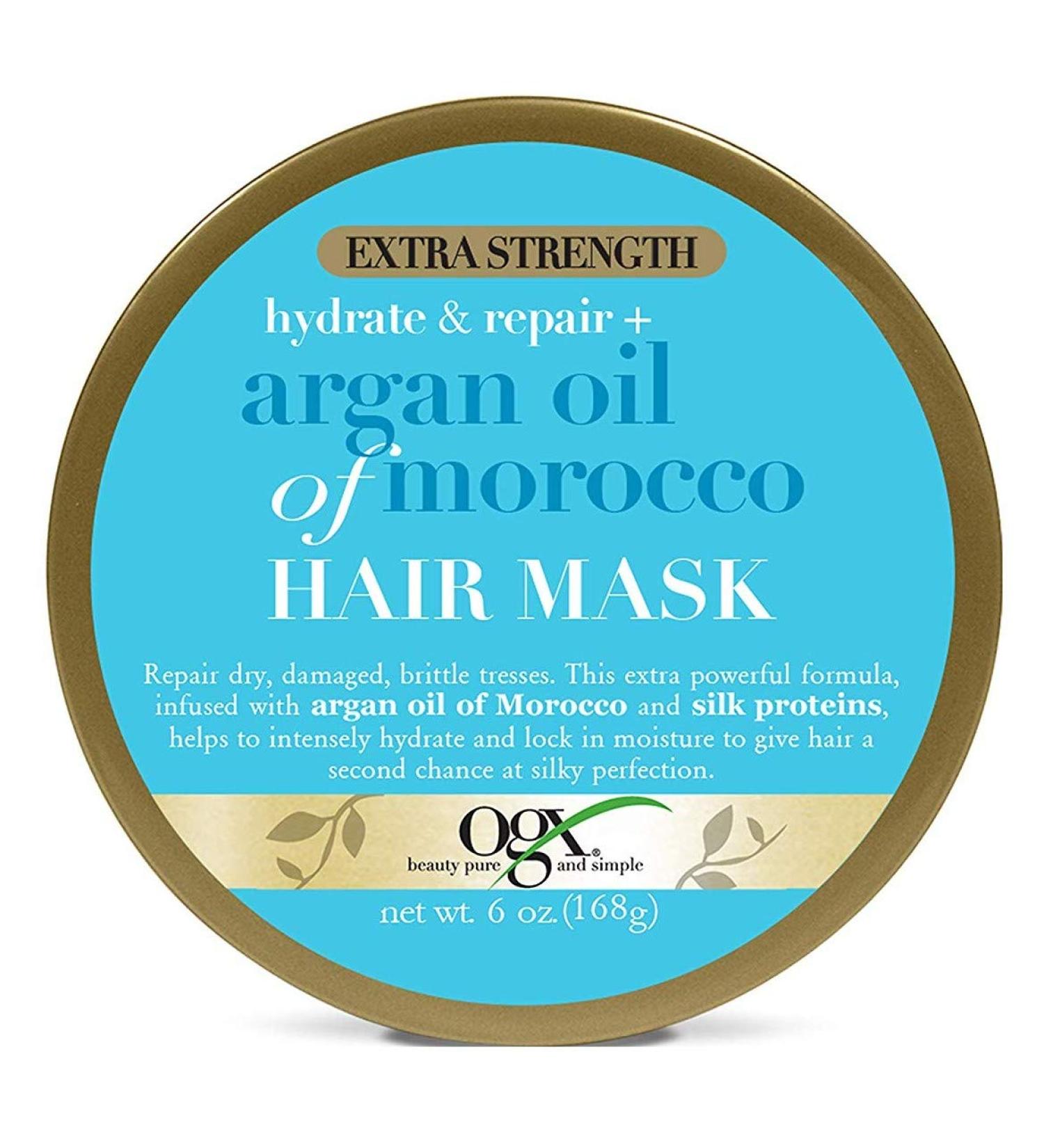 Ogx Argan Oil Of Morocco Hydrate & Repair Hair Mask 6 Ounce (2 Pack)