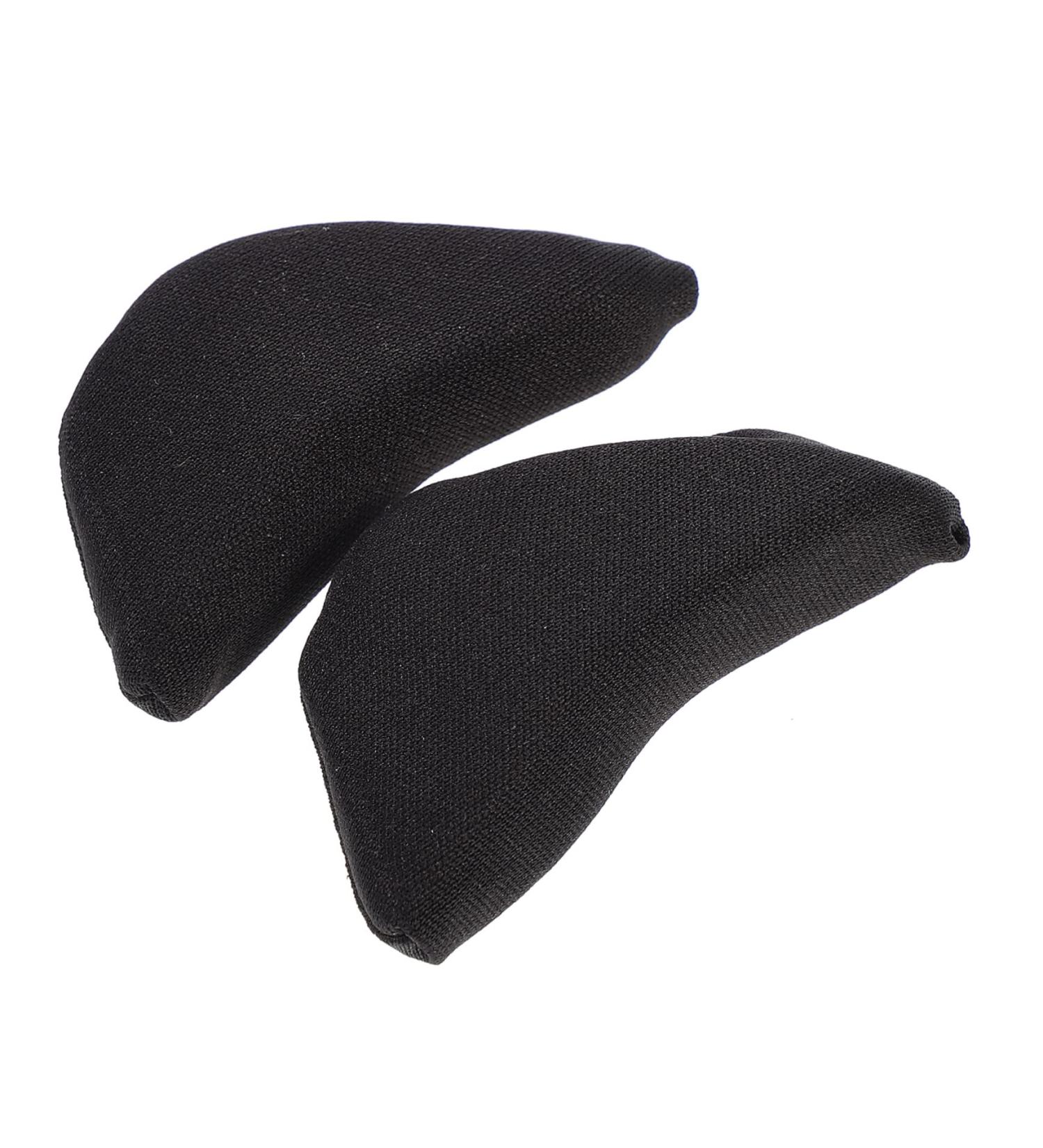 FRCOLOR 20pcs Toe Plug Wipes & Shoe Inserts - Unisex Collagen Lip Insoles Sanitary Pad Storage Bag Adjustable Foot Fillers in Black - Perfect for Oversized Shoes - Buy Online on GoSupps.com