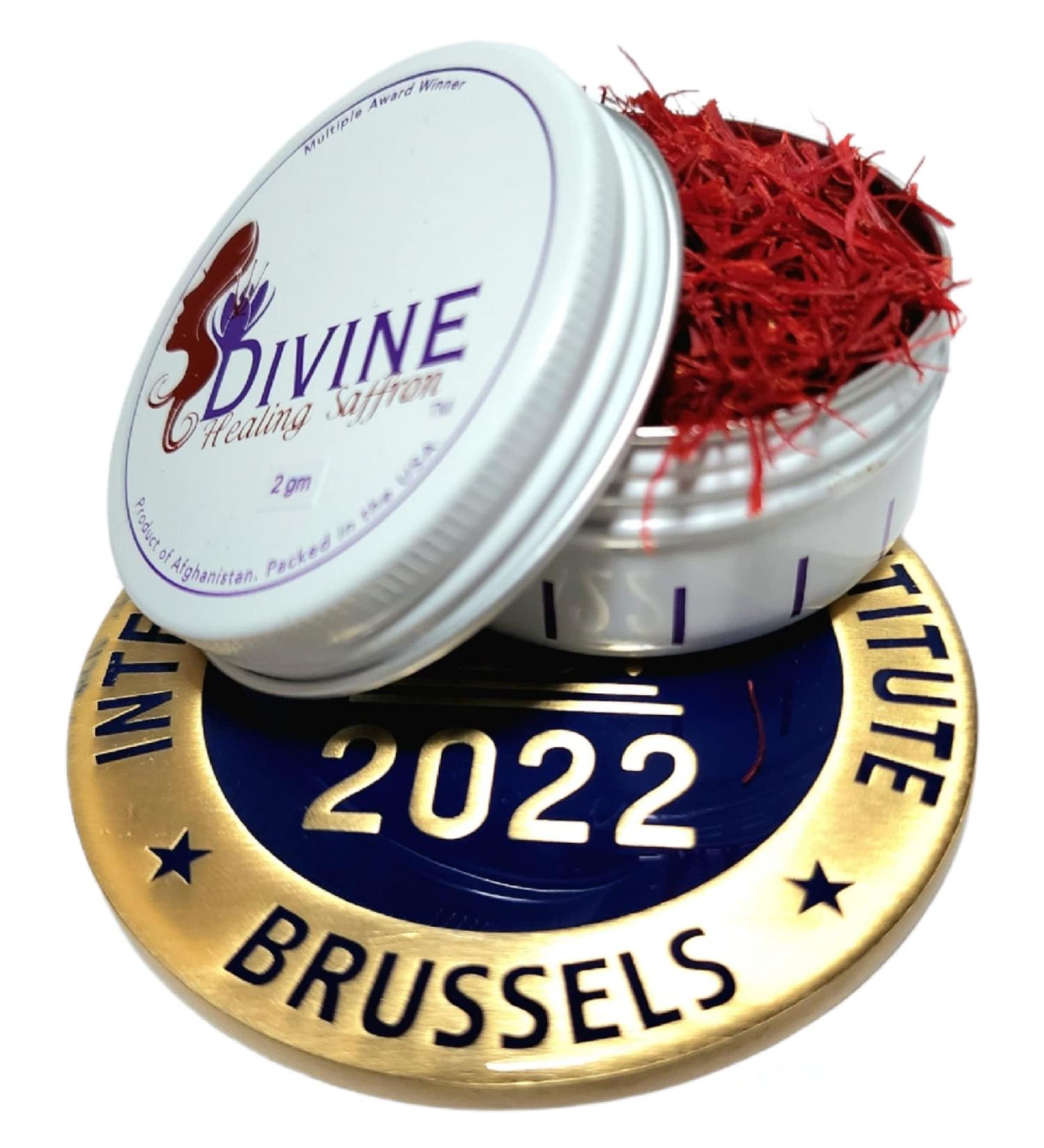 Divine Healing Award Winner Saffron Threads - Grade A+ Limited Super Negain - 2g Pack for Tea, Paella, Risotto, Rice & Desserts - Buy Online on GoSupps.com