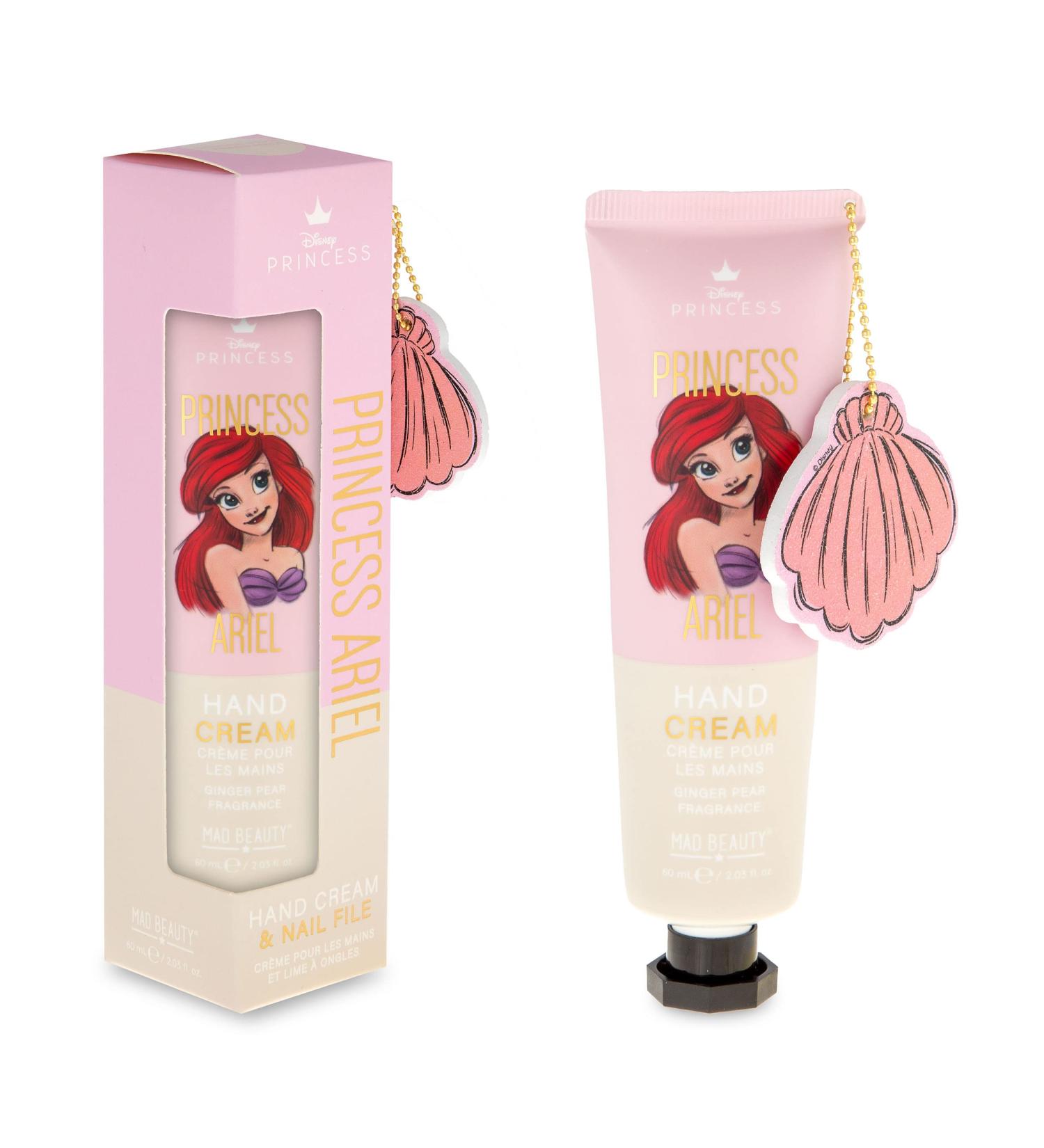 Shop MAD Beauty Disney Ariel Hand Cream & Nail File Duo Set - Ginger Pear Shea Butter - Self-Care Essentials for The Little Mermaid Fans - Buy Online on GoSupps.com