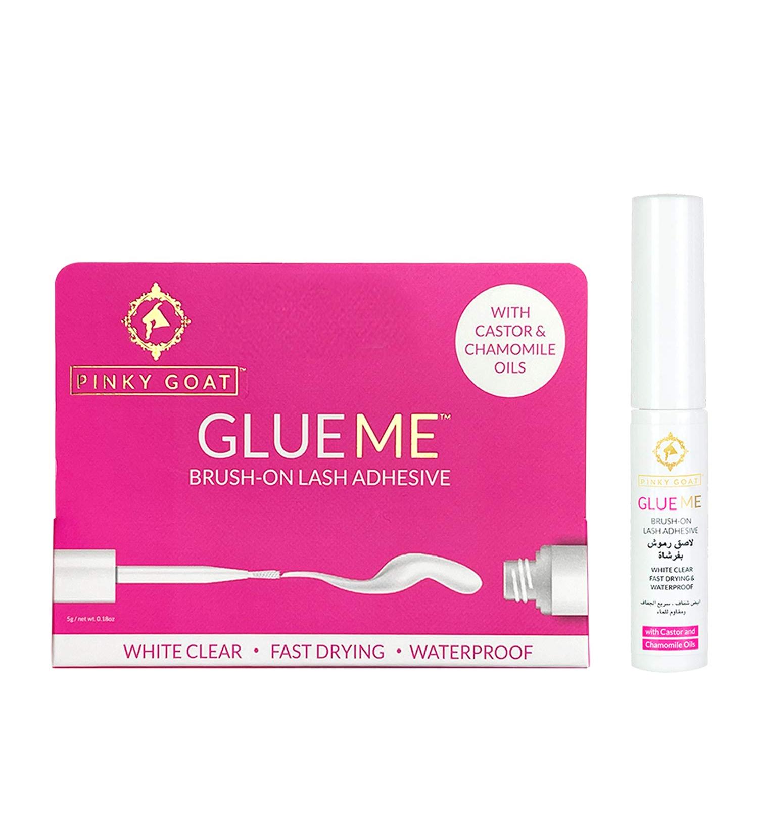 Pinky Goat GLUEME Lash Adhesive White Clear Brush-on