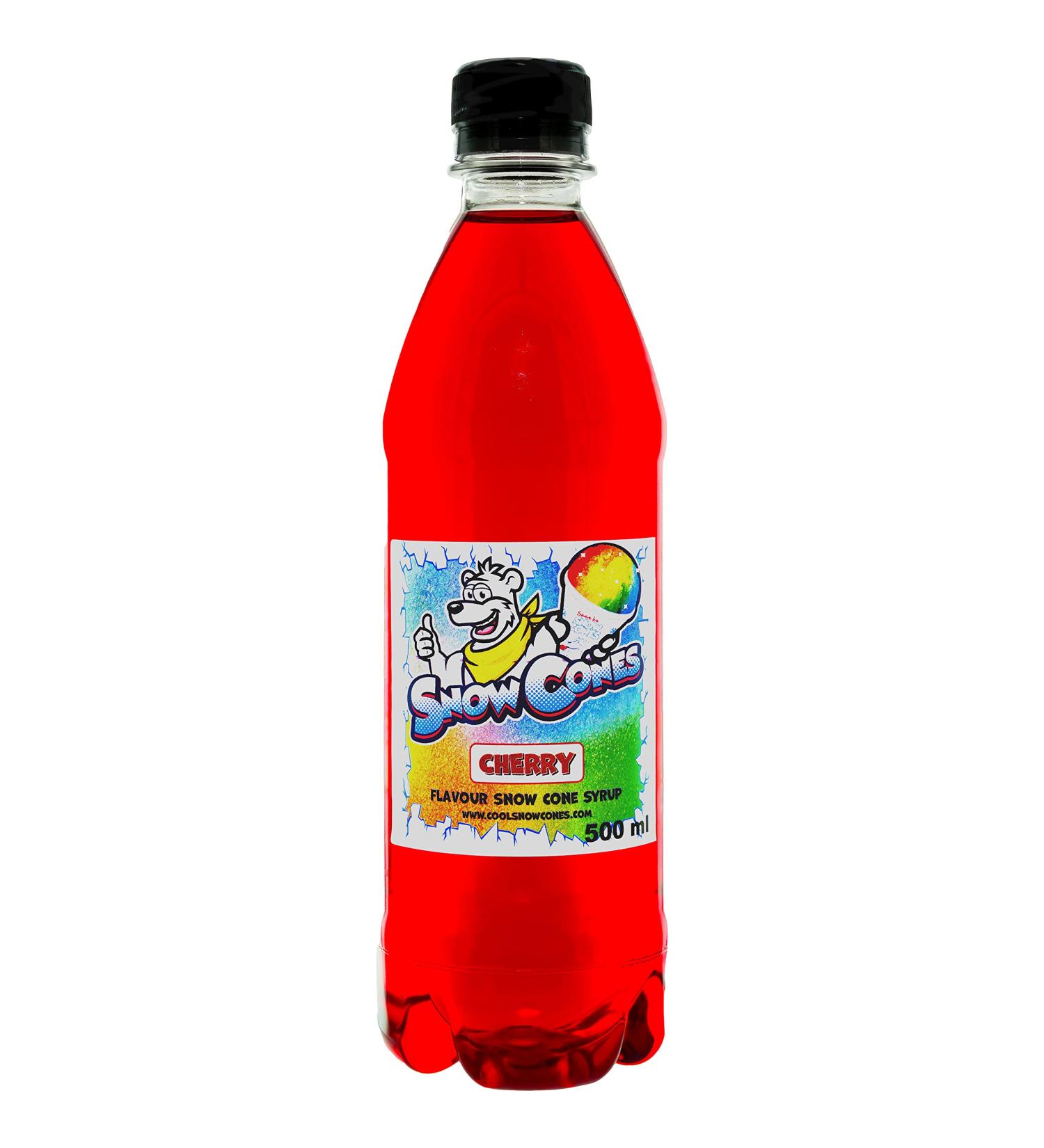 500ml Cherry Snow Cone Syrup - Authentic Shave Ice Slush | Buy Now - Buy Online on GoSupps.com