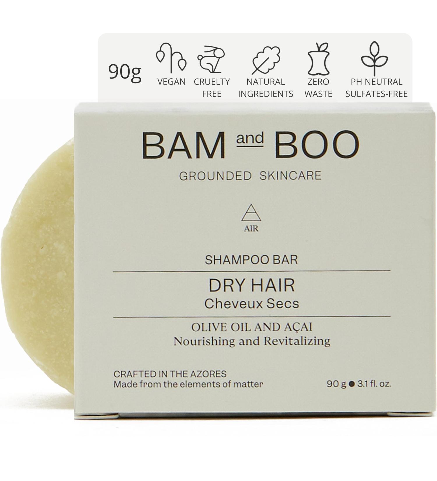 Organic Solid Shampoo for Dry Hair Nourishing and Revitalizing 90 g - Sulfate and Paraben-Free Shampoo PH Neutral - Olive and - Buy Online on GoSupps.com