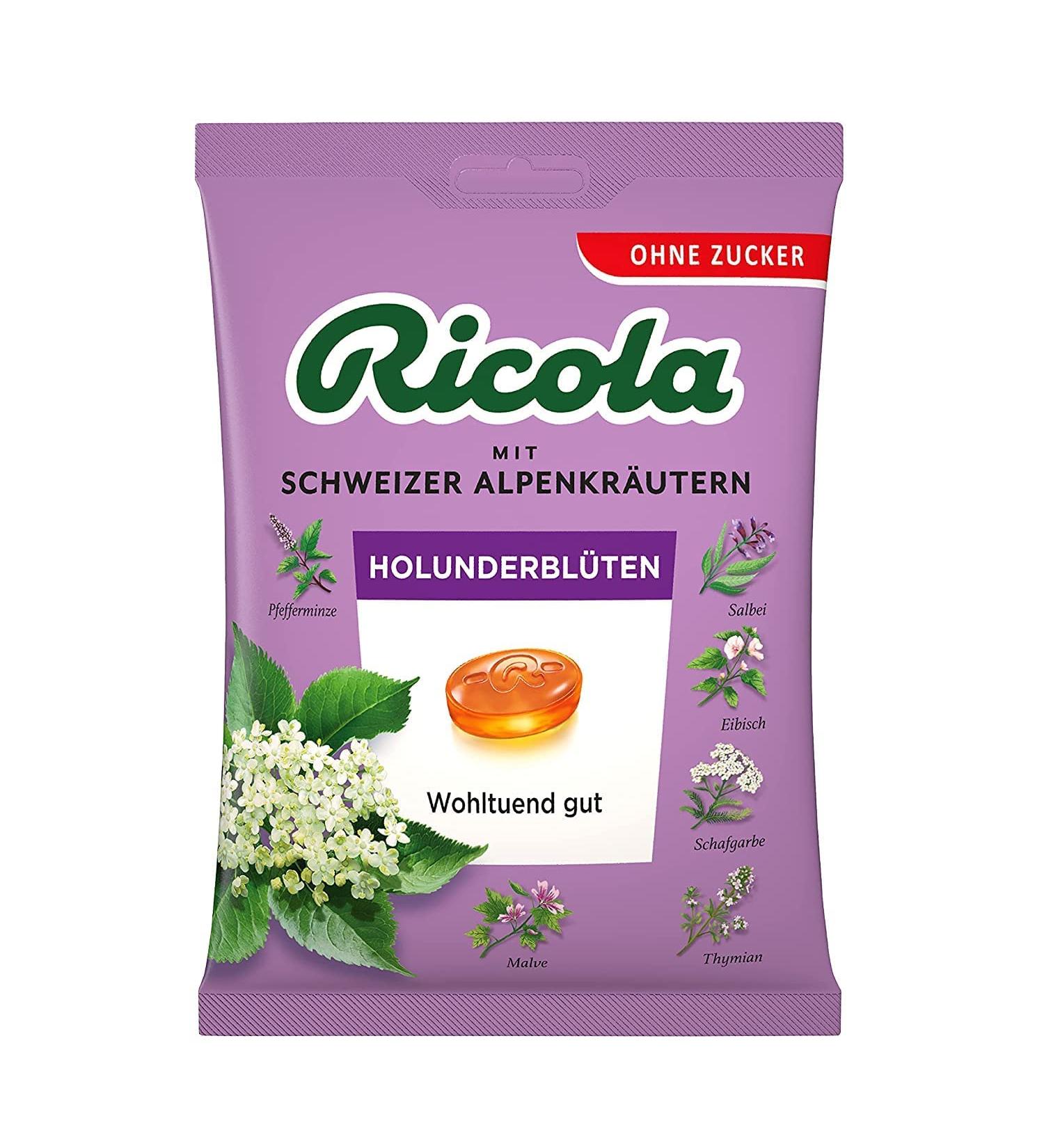Ricola Holunderbl ten Beutel 75g - Herbal Infusion for Immune Support - Buy Online on GoSupps.com