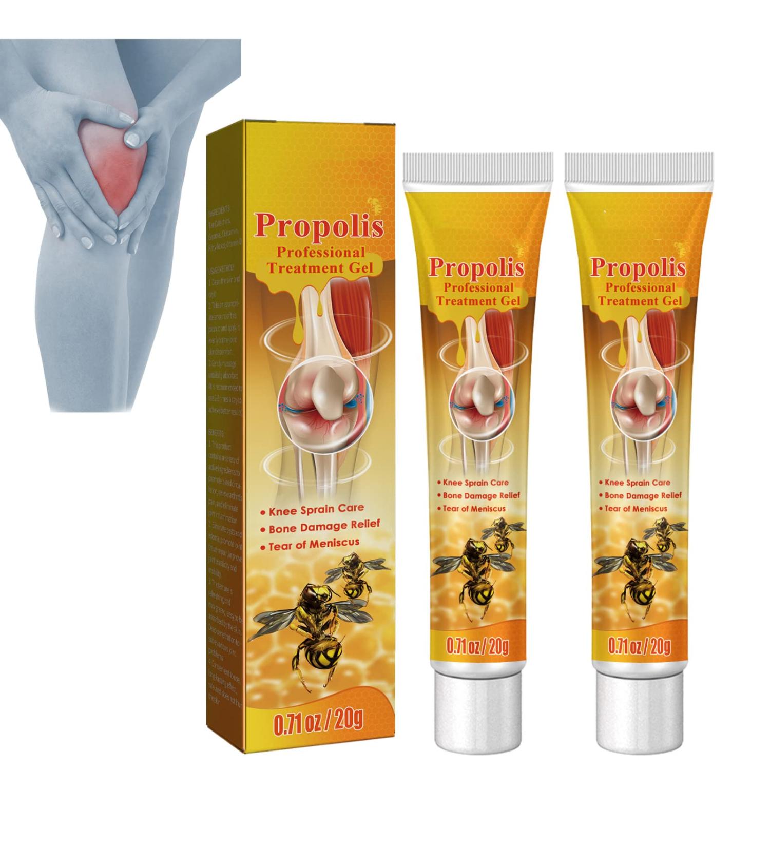 Bee Venom Professional Treatment Gel - 2Pcs Set | Propolis & New Zealand Bee Extracts | Bee Venom Serum for Youthful Skin - Buy Online on GoSupps.com