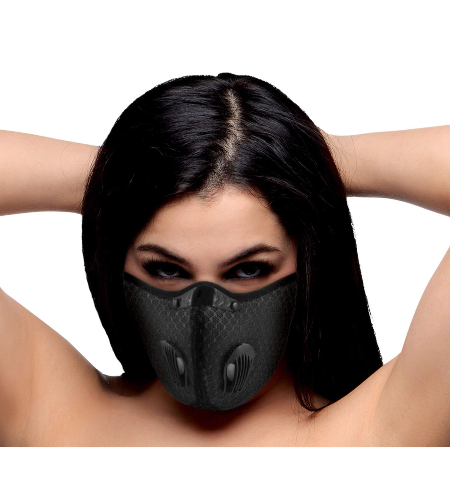 Master Series Black 5 Layer Mask with Removable Insert and Adjustable Straps - Buy Online on GoSupps.com