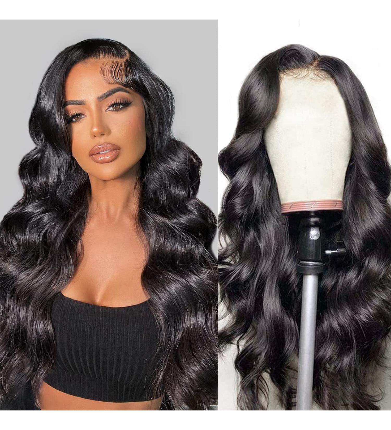 ALIPOP 13x4 HD Lace Front Human Hair Wig 180% Density Body Wave - 20 Inch Transparent Lace Frontal Brazilian Hair Wig for Women - Buy Online on GoSupps.com