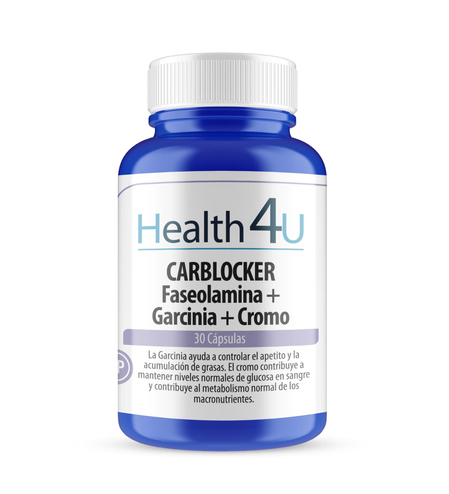 H4U Carblocker Faseolamina + Garcinia 30 Capsules - Effective Weight Loss Supplement - International Shipping Available - Buy Online on GoSupps.com