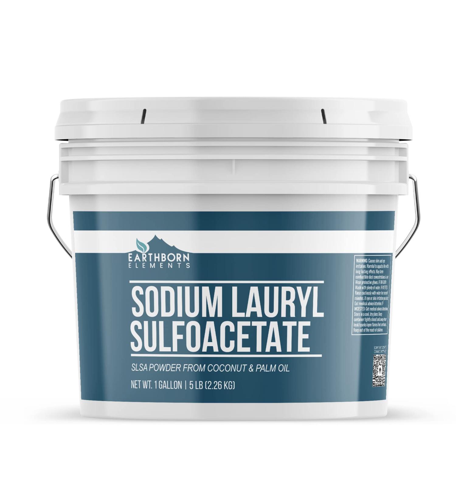 SLSA Bath Bomb Additive (1 Gallon) by Earthborn Elements - Gentle on Skin - Long Lasting Foam & Bubbles - 128 Fl Oz - Buy Online on GoSupps.com