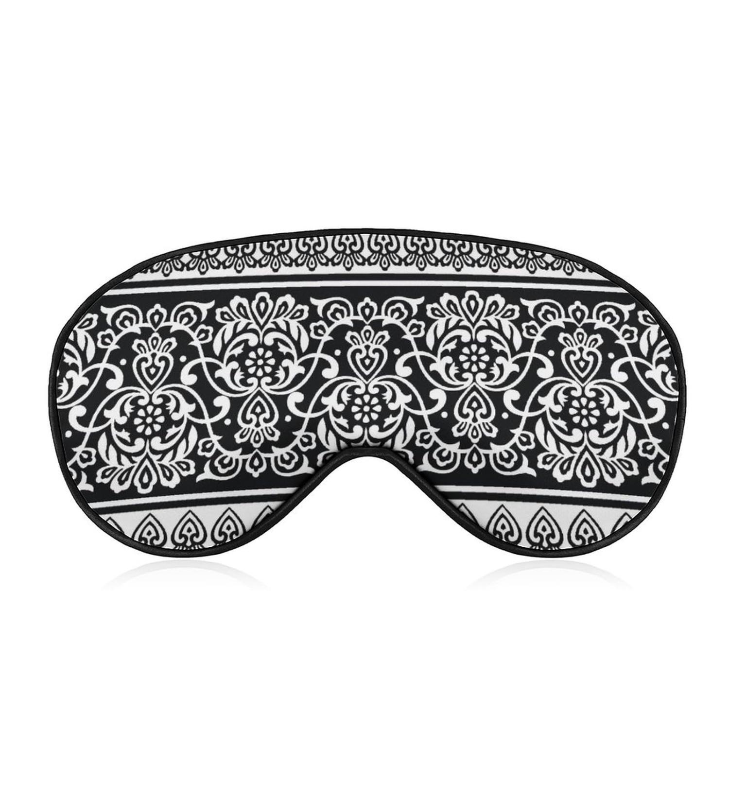 LynaRei Traditional Indian Flower Sleeping Mask - Adjustable Soft Eye Cover for Blocking Light - Buy Online on GoSupps.com