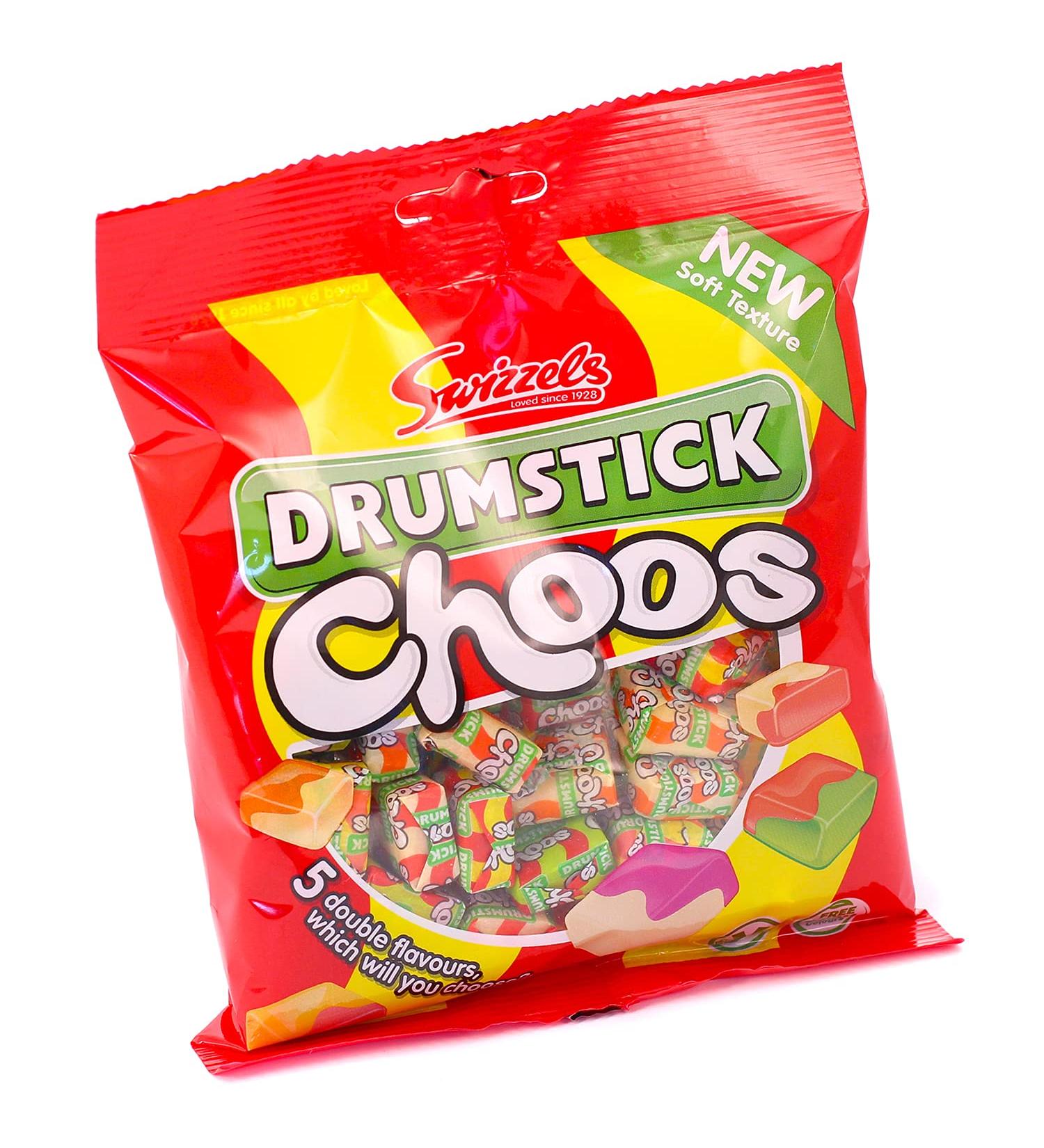 Swizzels Drumstick Choos Sharing Bag 150g - Buy Online on GoSupps.com