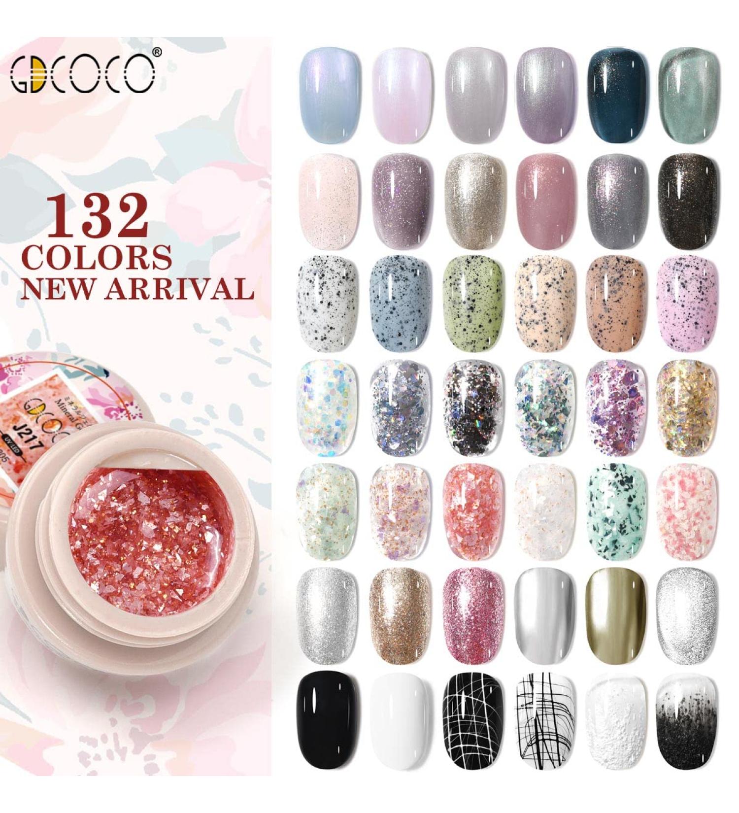 5ml Diamond Glitter Painting Gel Semi Permanent Soak Off UV Led Nail Gel Lacquer Shiny Sequins Decorations Gel Nail Varnish - Buy Online on GoSupps.com