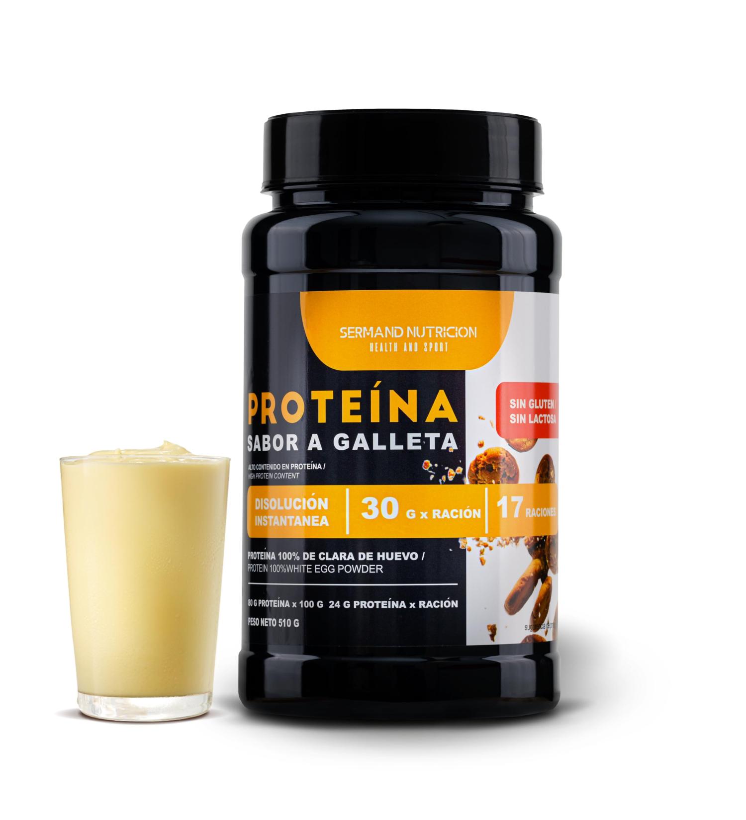  SERMAND Instant Egg White Protein Biscuit Flavor - SRD Sport Nutrition Instant Fit 510 Grams - Buy Online on GoSupps.com