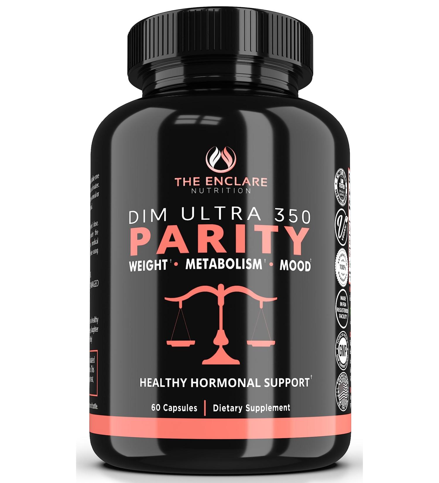 DIM Supplement 350mg for Hormonal Balance in Women & Men - Hormone Support for Acne, Menopause & PCOS - Metabolism Boost - Diindolylmethane Capsules with Broccoli - Vegan - 60 ct - Buy Online on GoSupps.com