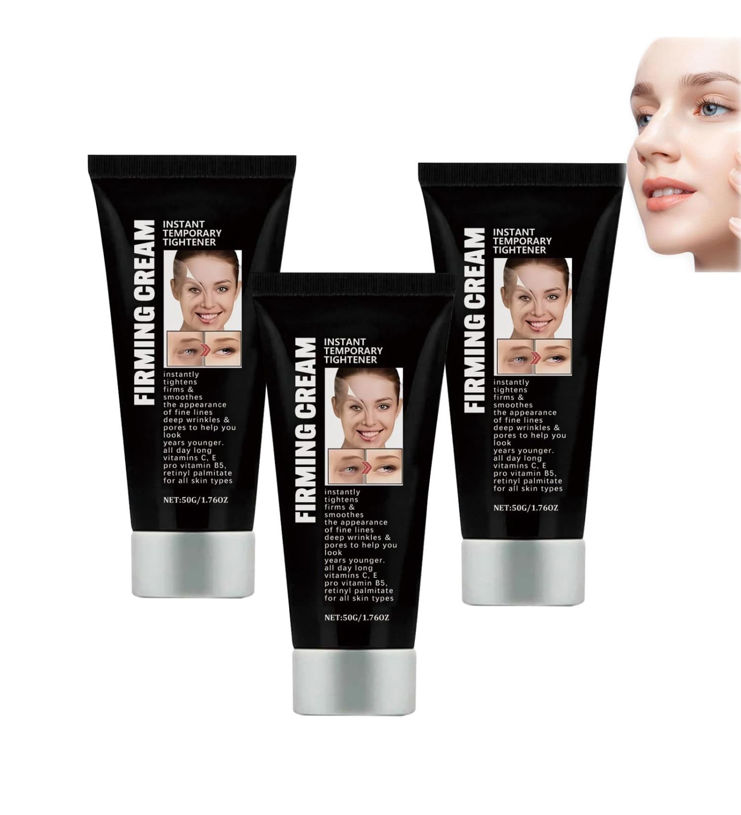  SKZKK Firming face cream anti-wrinkle cream firming anti-aging cream for sagging skin smooths wrinkles for all skin types reduces wrinkles lifts and firms the skin (3 pcs) - Buy Online on GoSupps.com