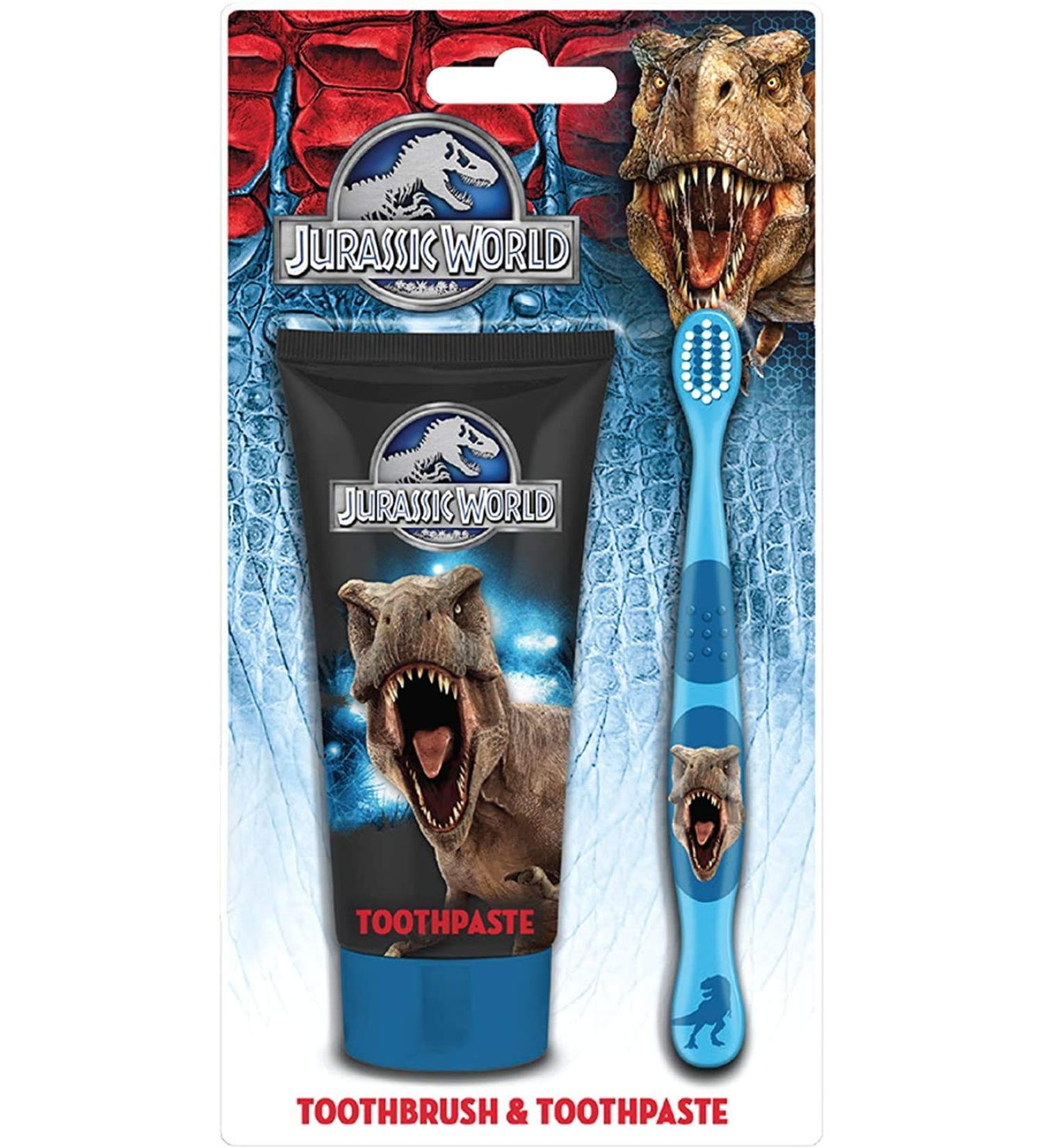 Jurassic World Toothbrush and Toothpaste Set 1 Pack (1 x 110 ml)