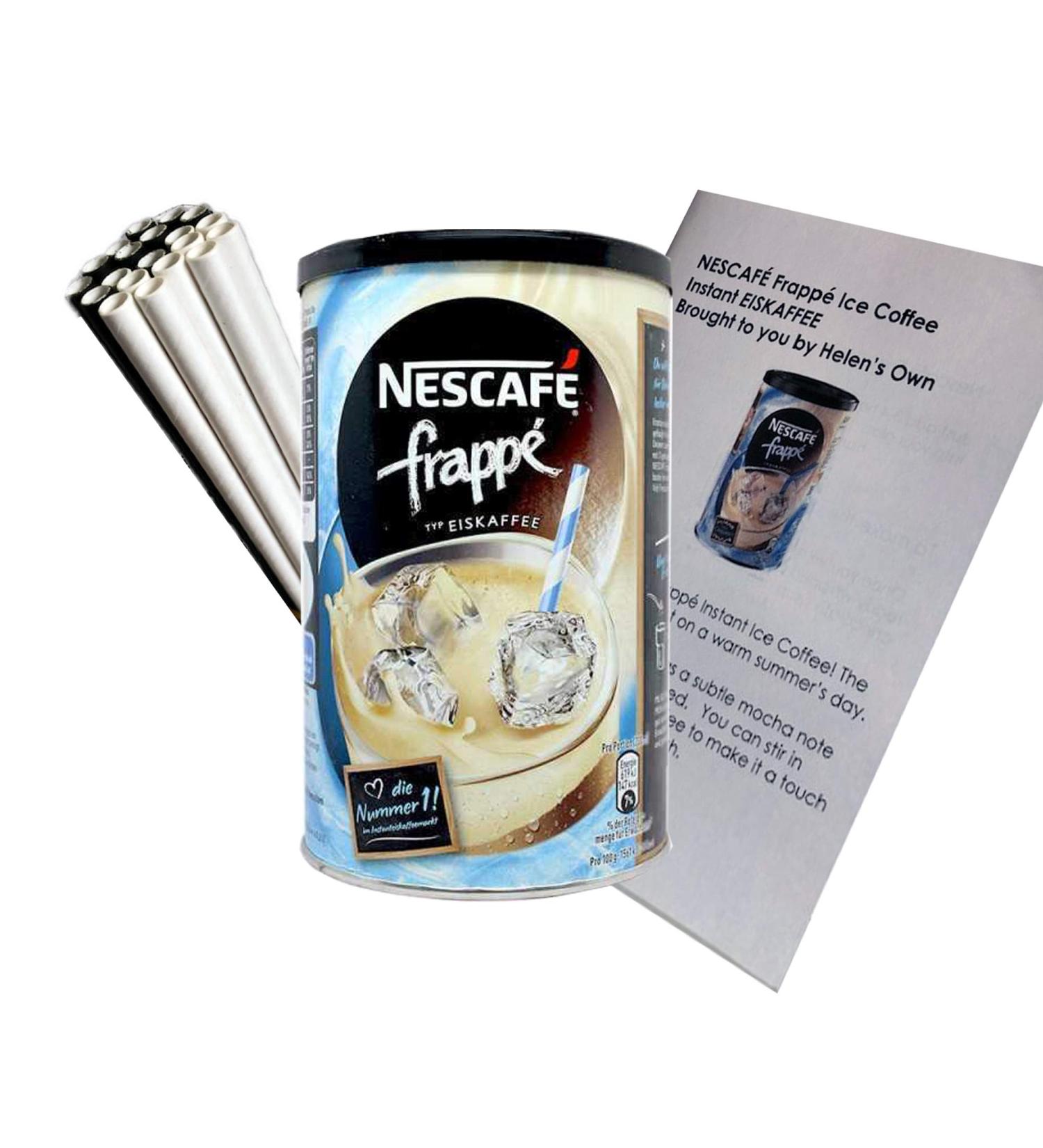 Nescafe Frappe Instant Iced Coffee - German Import Eiskaffee - Sold by Helen's Own - 275g Tin - Delicious Ice Coffee by Nescafe