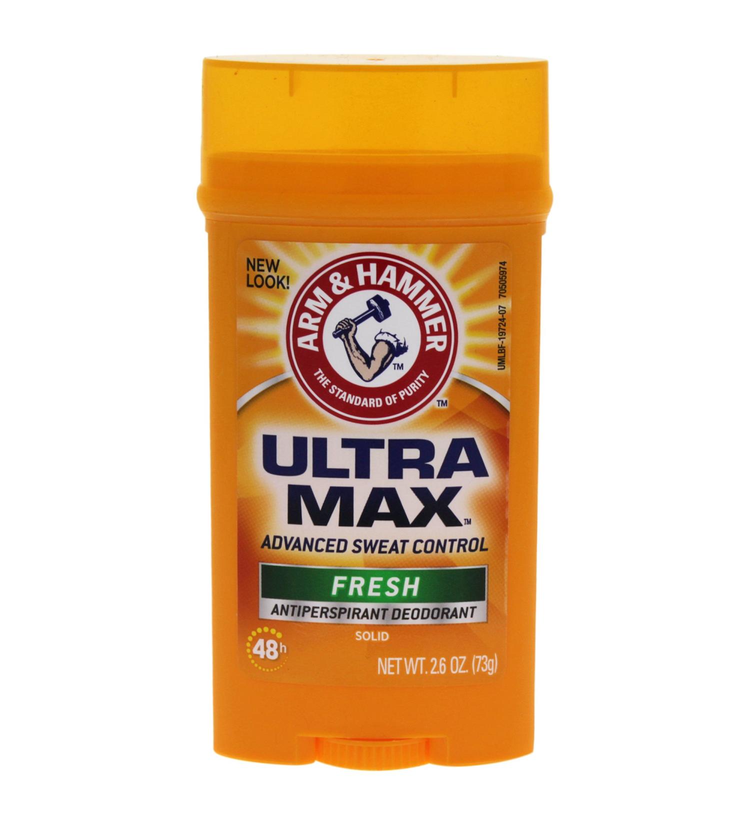 Arm & Hammer Ultra Max Fresh Antiperspirant Deodorant 2.6 Oz - Buy Online on GoSupps.com