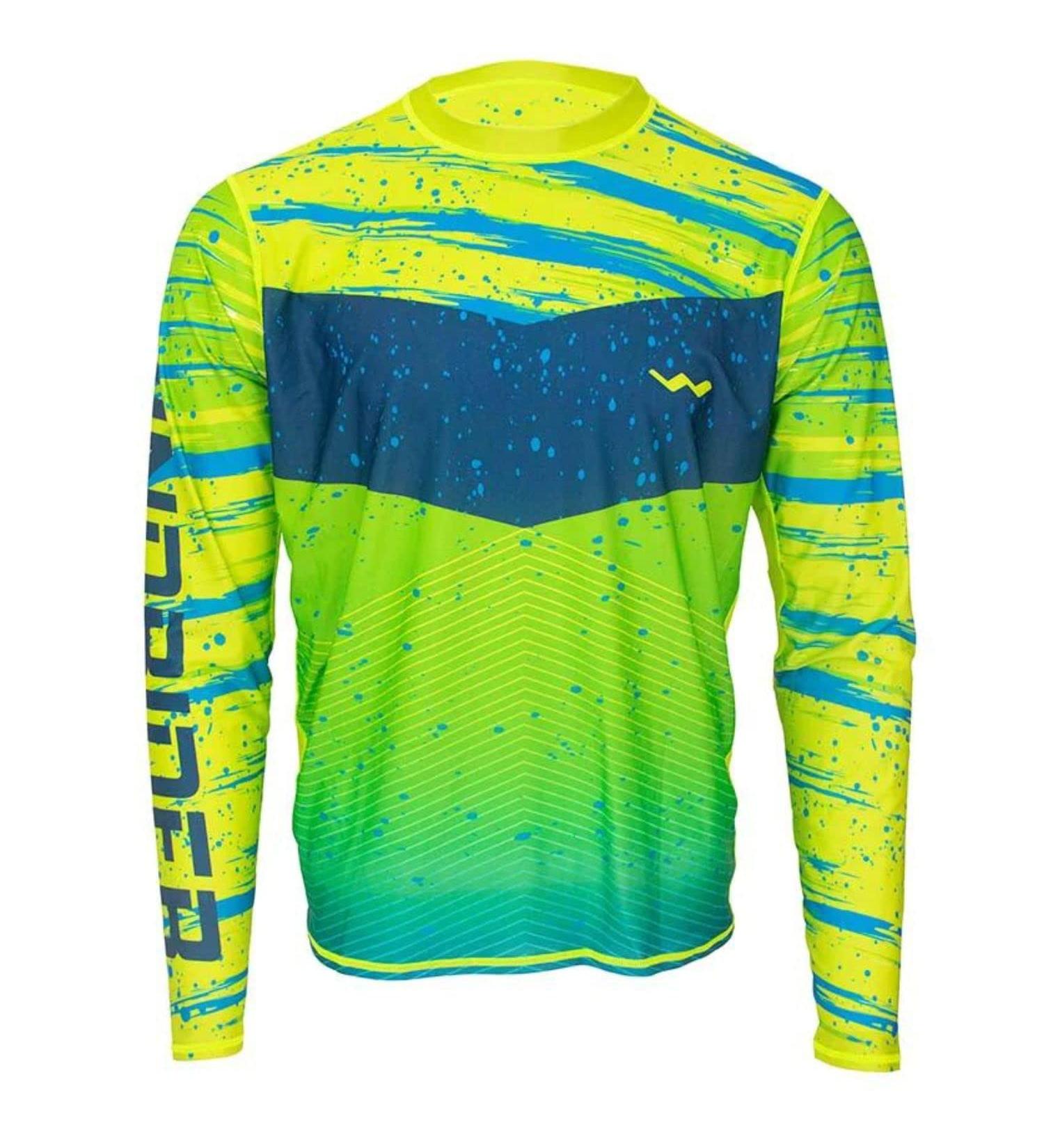 UPF50+ Men's Long Sleeve Fishing Shirt - Mahi Madness, X-Large - Buy Online on GoSupps.com
