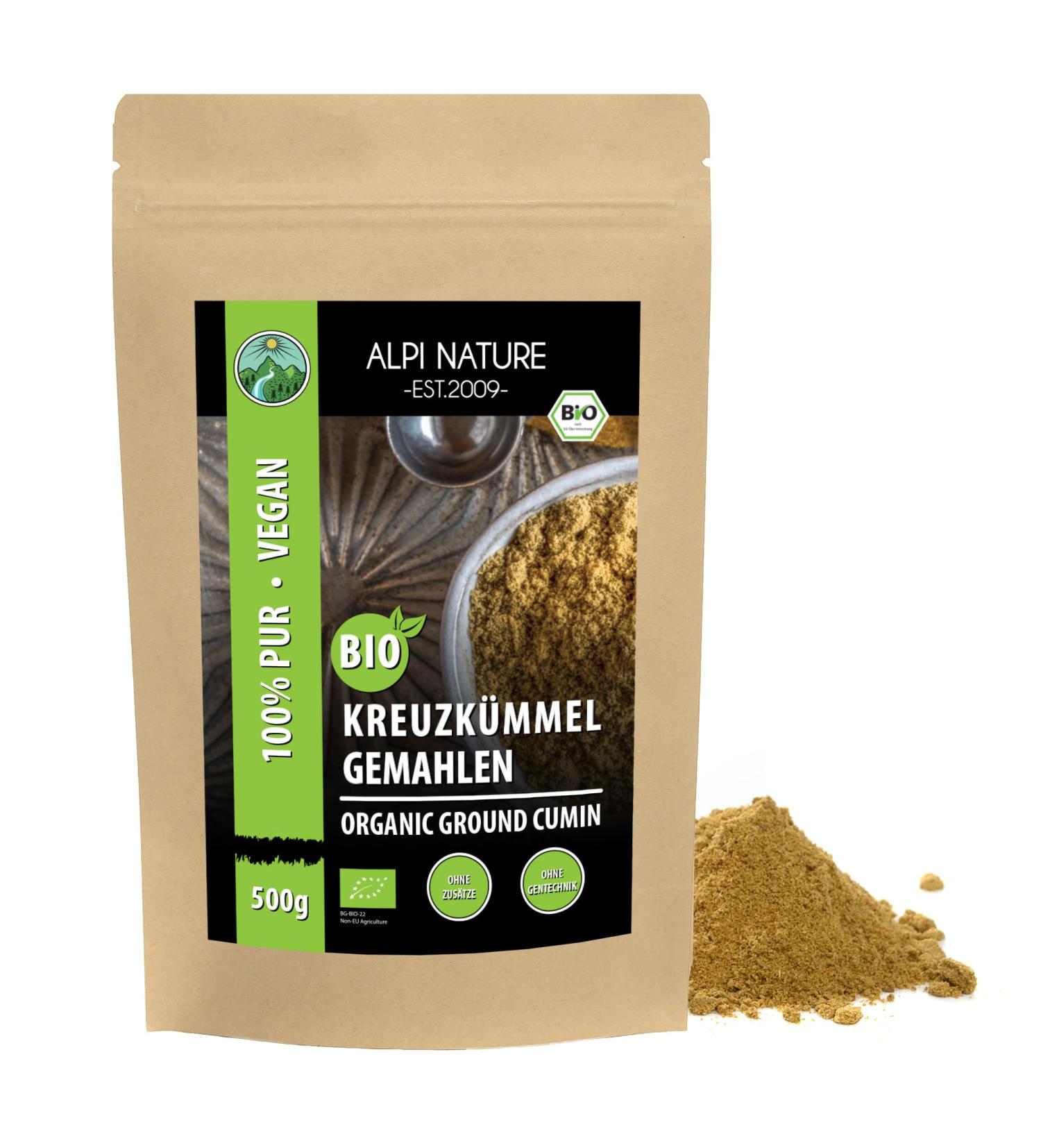 Orchestra Ground Cumin Powder 500g - Organic Gluten-Free Vegan & Lab Tested - Raw Food Quality - Buy Online on GoSupps.com