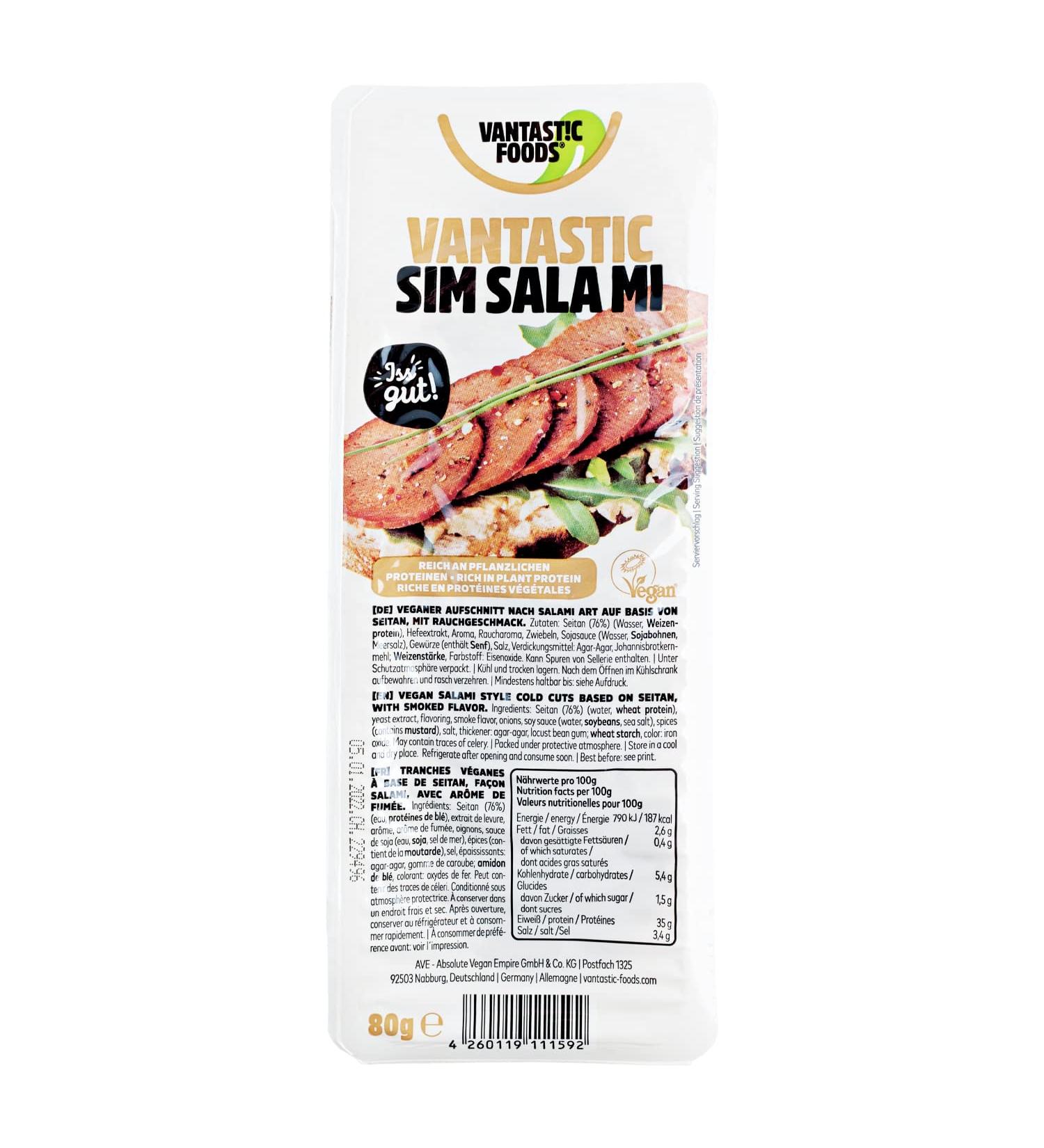 Vantastic foods Sim Sala Mi Vegan Worst 80g